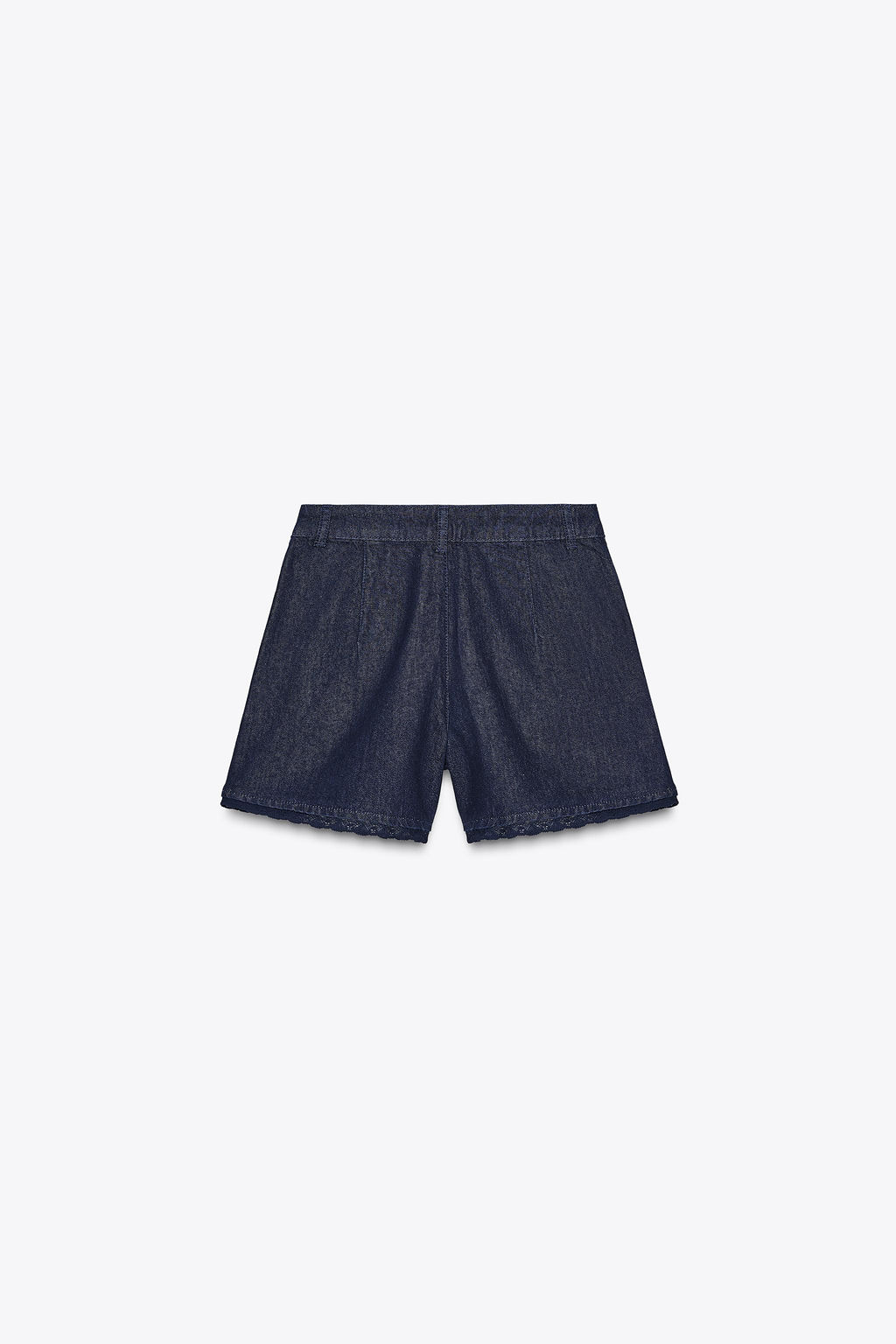 1975 LACE DENIM BERMUDA SHORTS - Zara фото 5