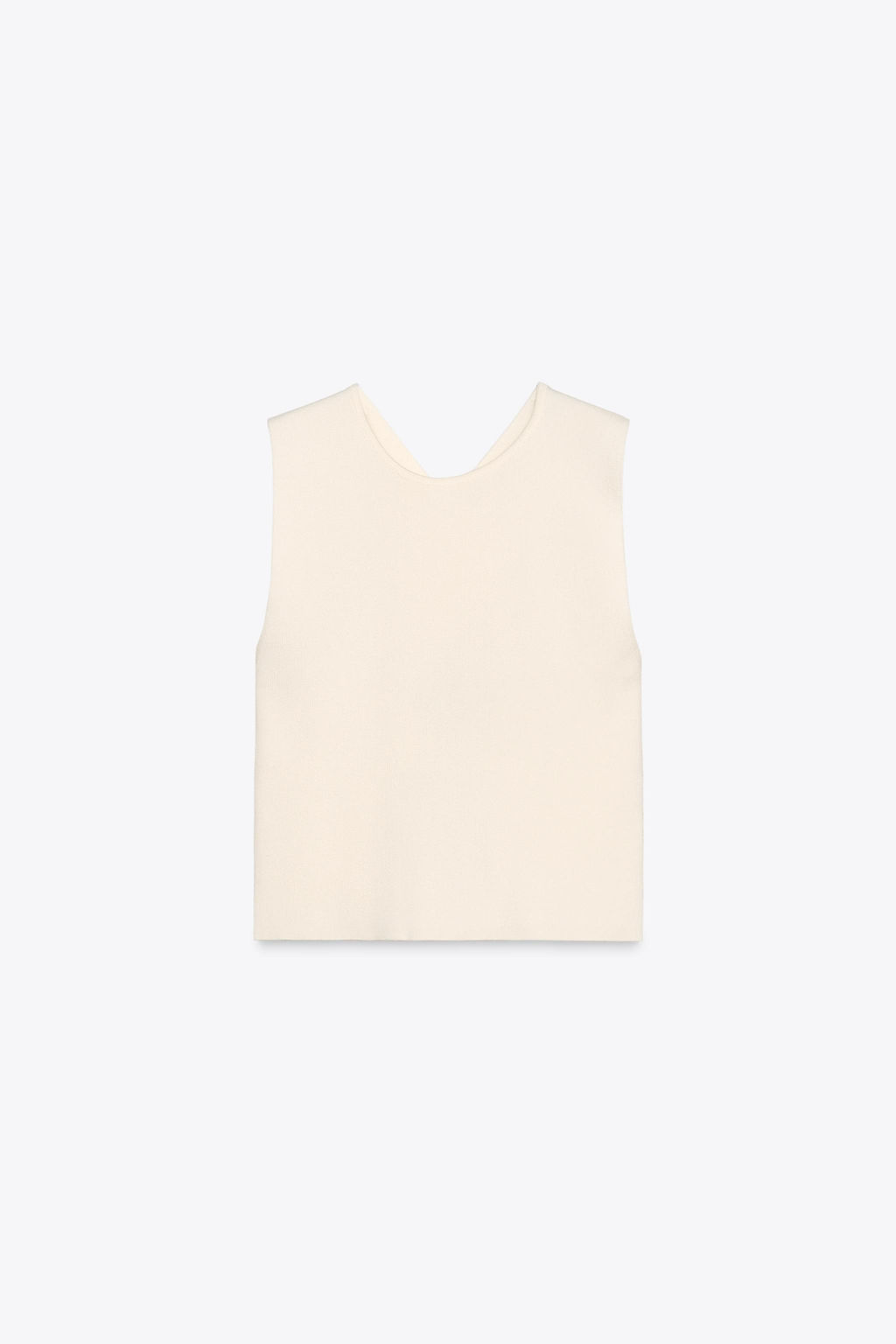 KNIT CUT-OUT BACK TOP - Zara фото 15