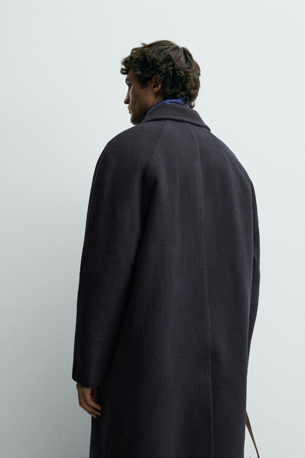 WOOL BLEND STRUCTURED COAT - Zara фото 3