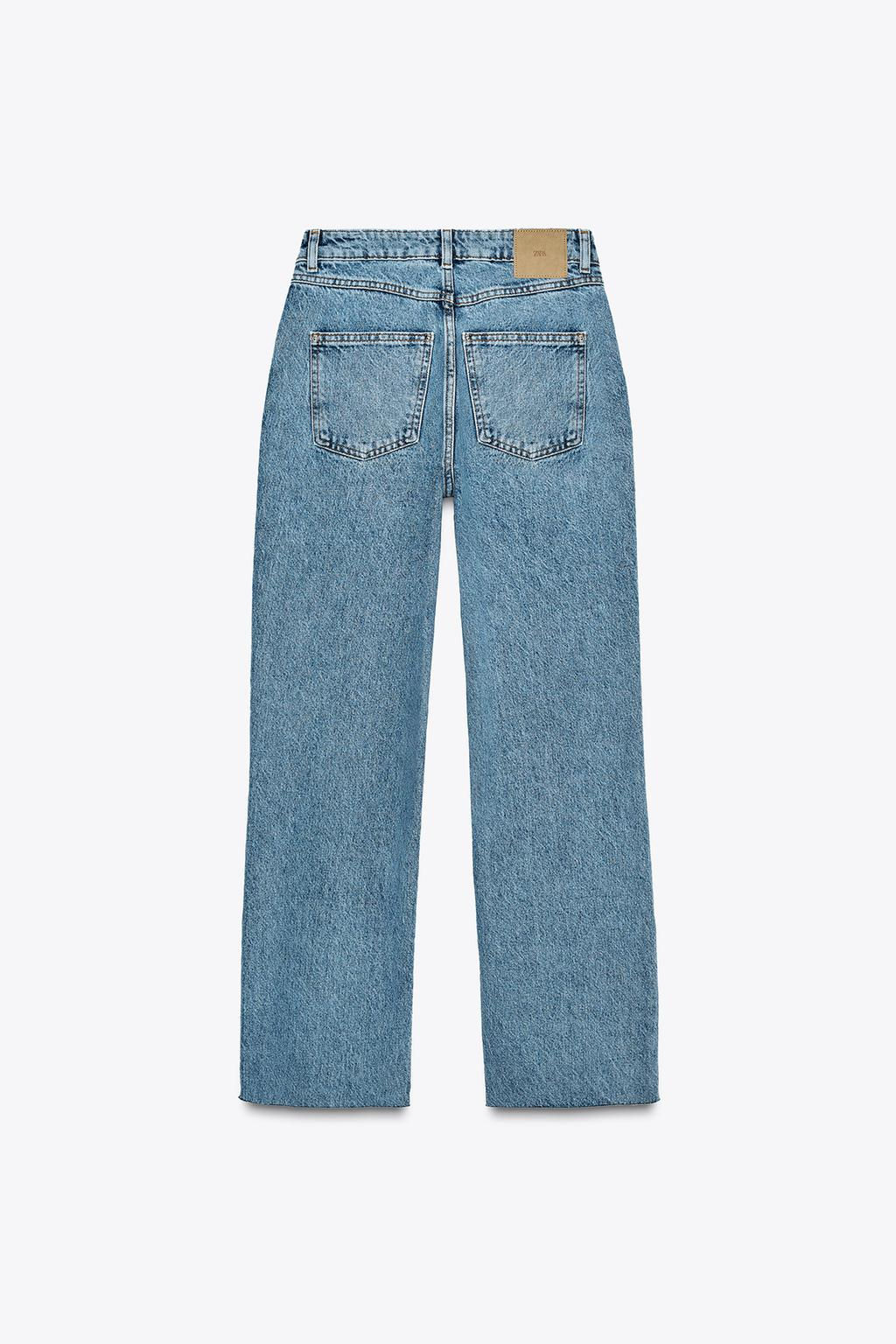 JEANS Z1975 STRAIGHT HIGH-WAIST CROSSOVER WAIST - Zara фото 10