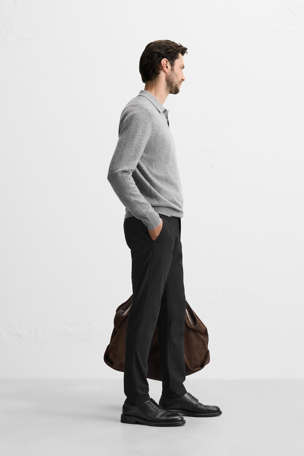 SLIM FIT COMFORT TROUSERS - Zara фото 30