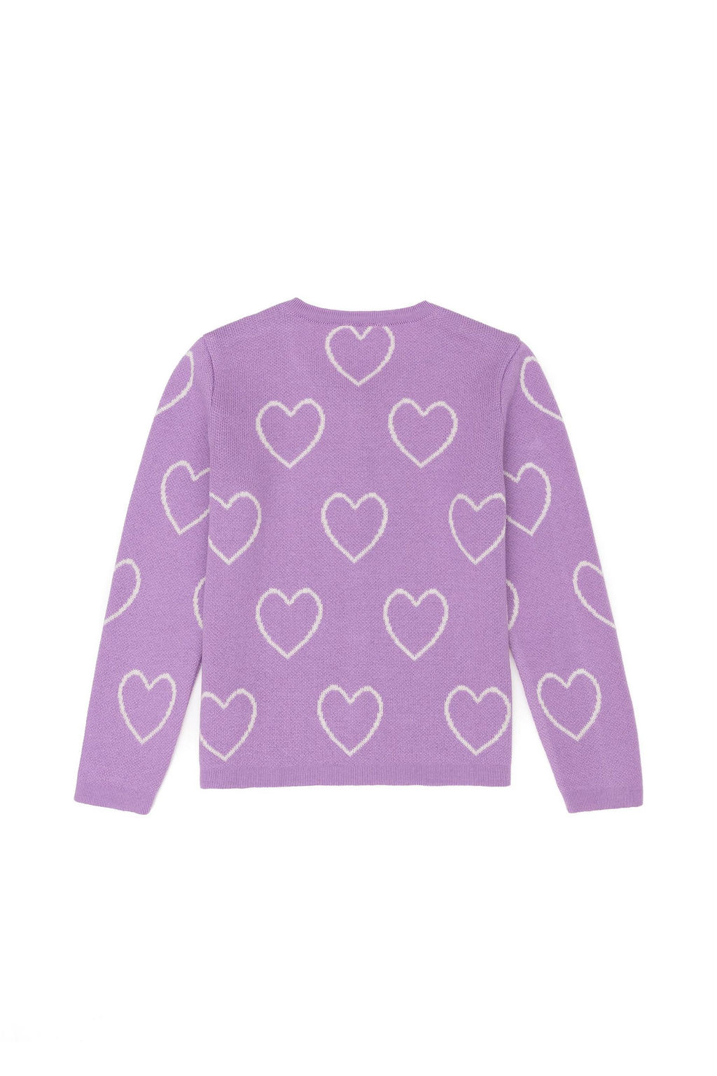 Сиреневый трикотажный кардиган для девочки - U.s. polo assn фото 4