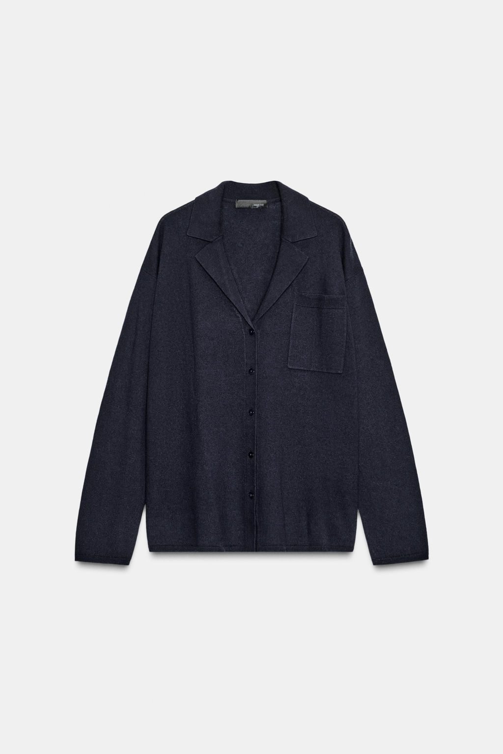 OVERSIZED EXTRA SOFT 100% WOOL POLO CARDIGAN - Zara фото 6