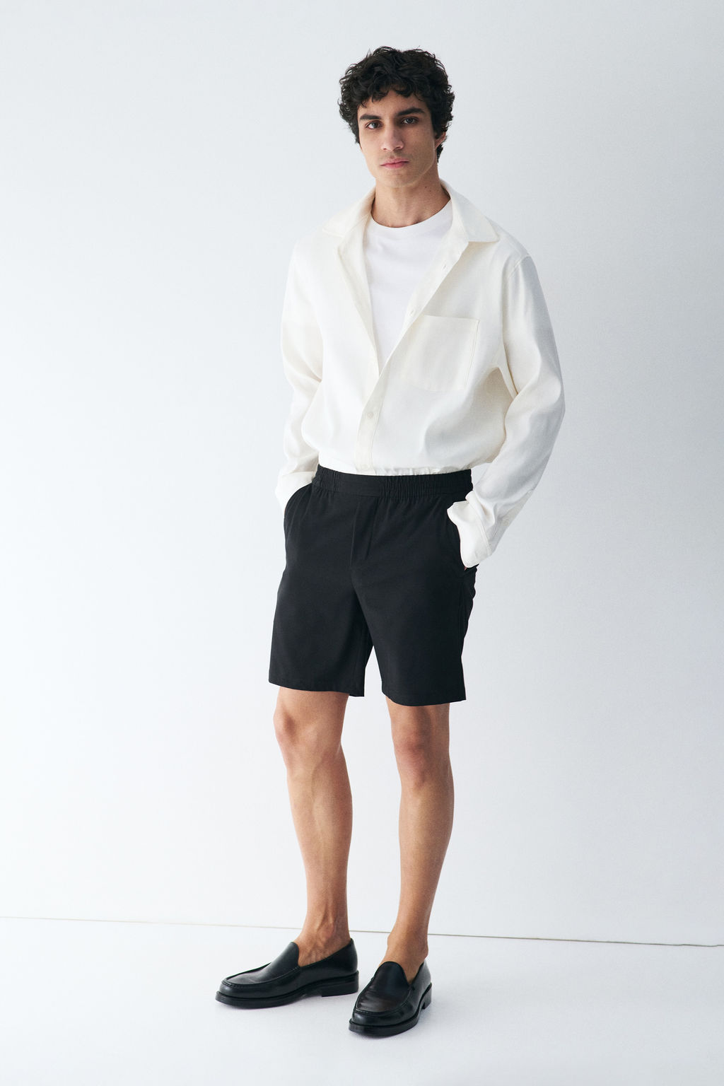 Pantal?n corto Four-way stretch Regular Fit - H&m фото 6