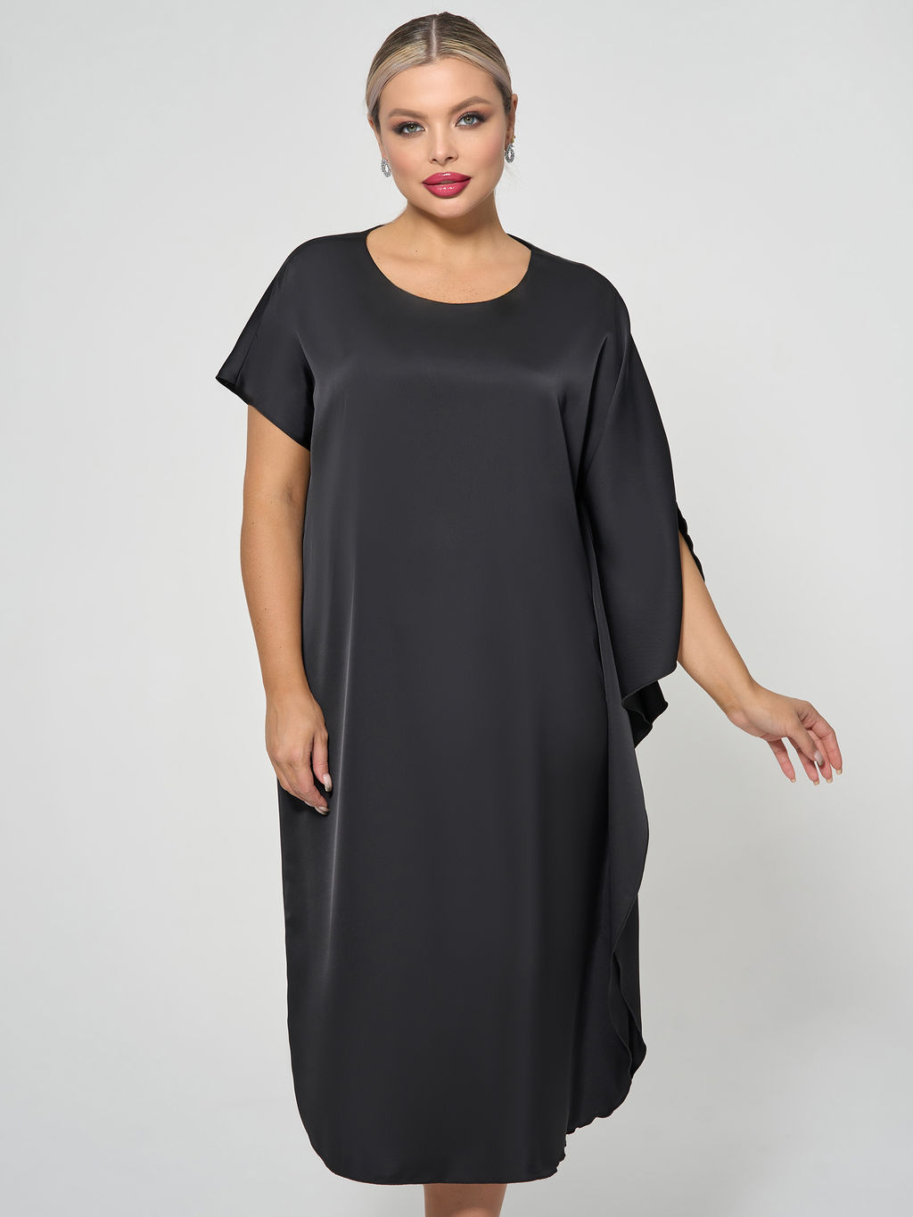 Платье 0390-1п_У черный