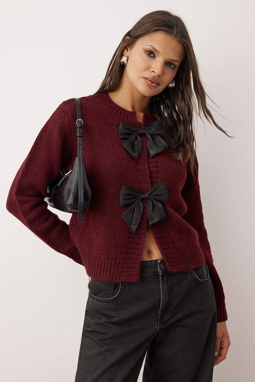 Tas Bisiklet Yaka Kurdele Detayl? Triko H?rka TWOAW26HI00236 - Trendyolmilla фото 9