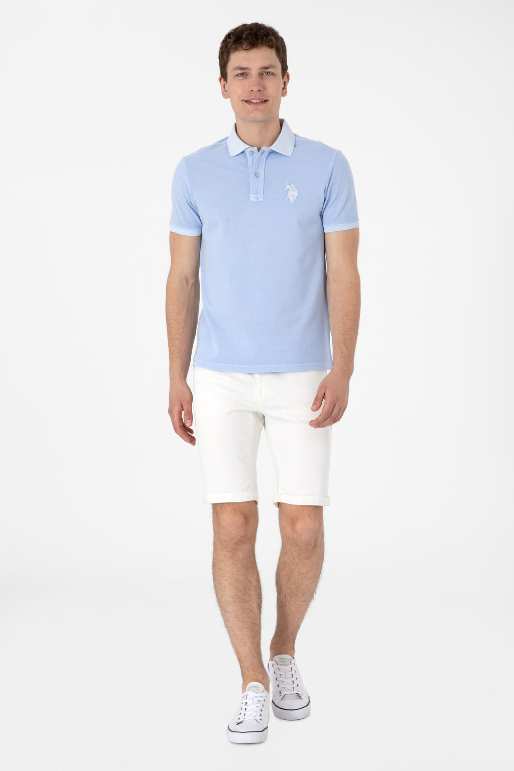 Erkek A__k Mavi Basic Ti__rt Sepette S_rpriz _ndirim - U.s. polo assn фото 4