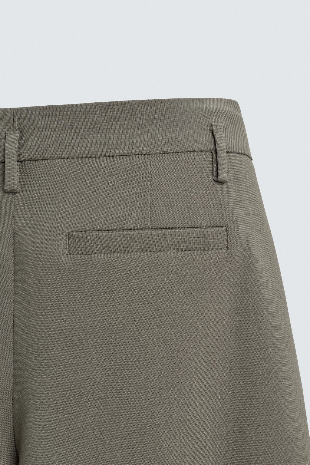 BERMUDA 100% LANA PLIEGUES LIMITED EDITION / Verde medio - Zara фото 9