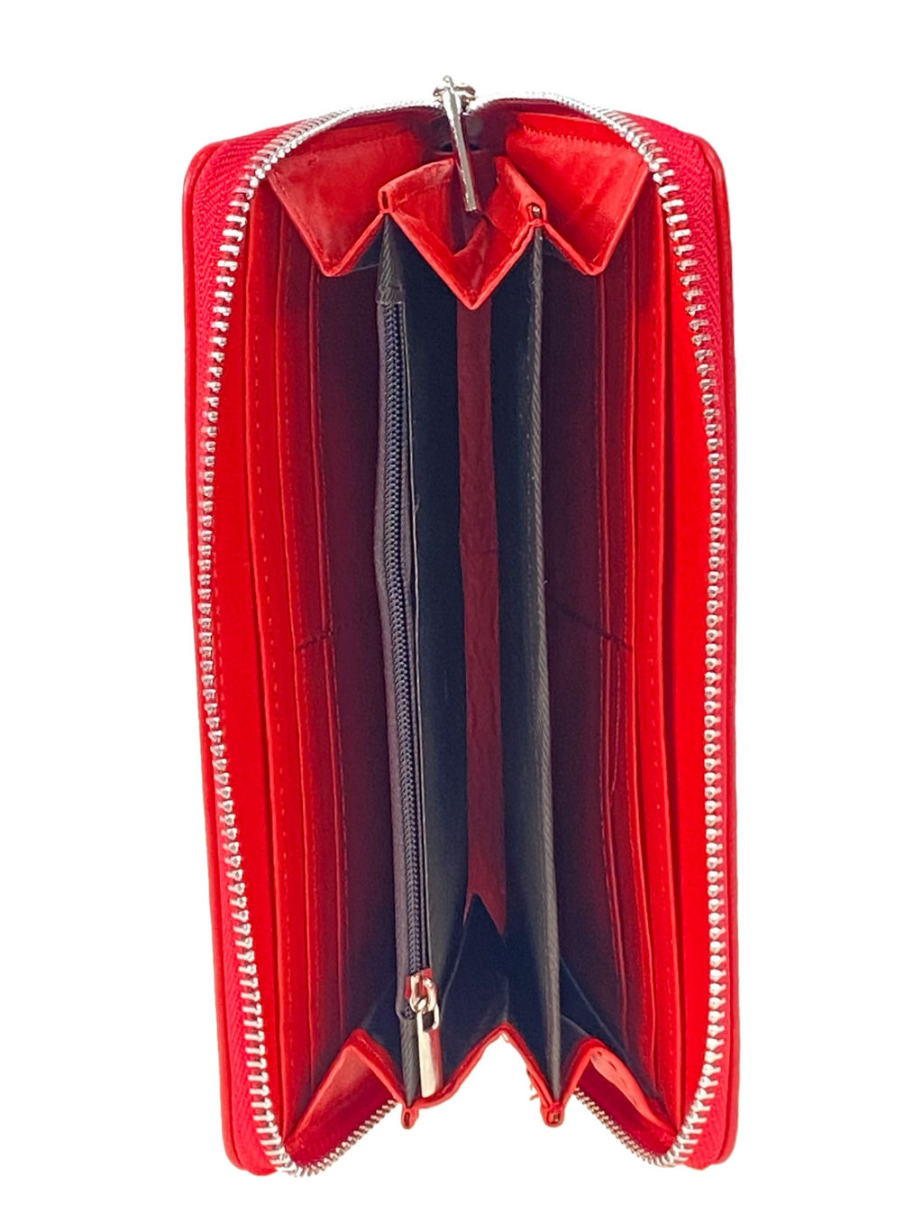 Женский кошелек с фермуаром из натуральной кожи, мультицвет - Greta фото 48