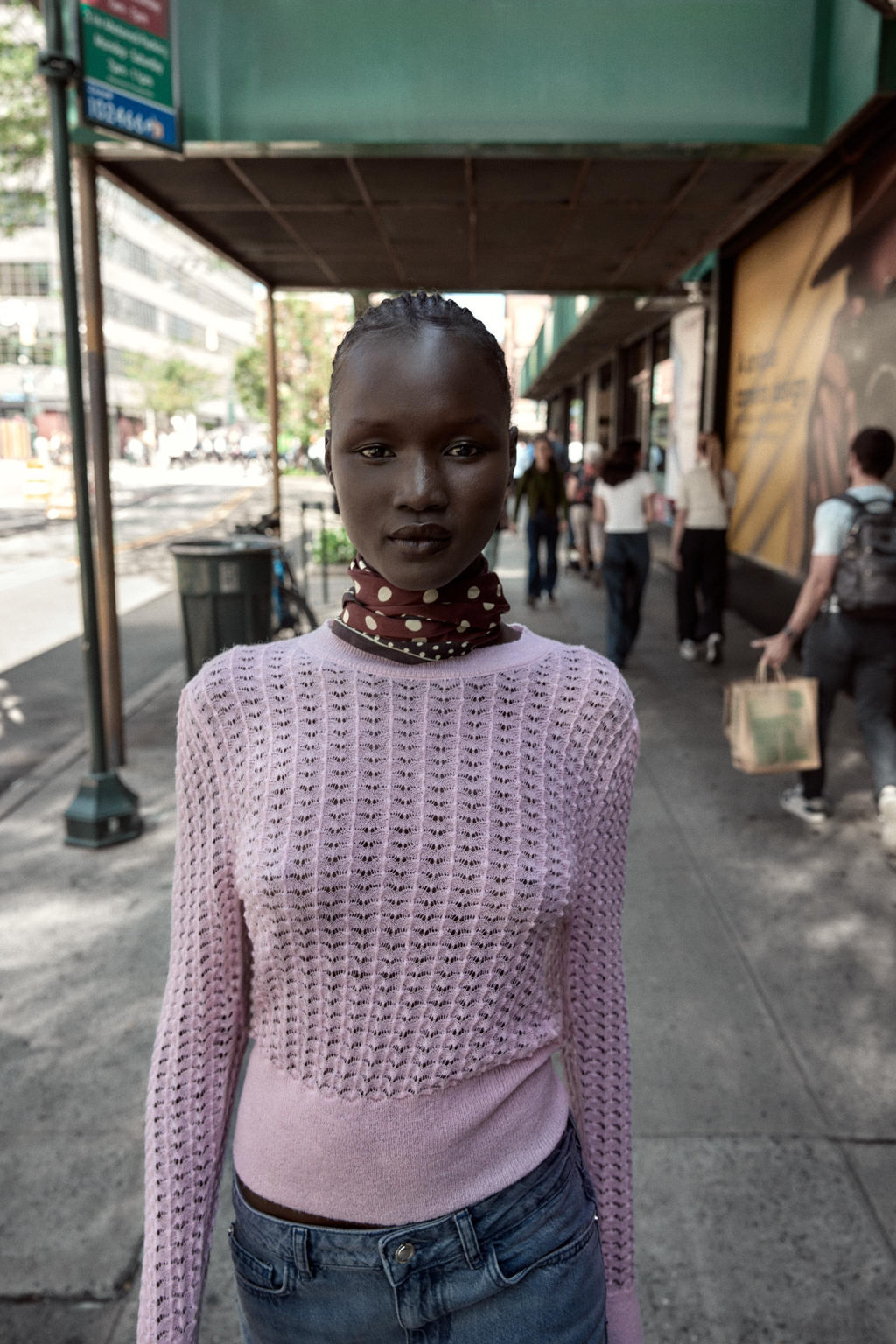 POINTELLE KNIT WOOL AND ALPACA SWEATER - Zara фото 2