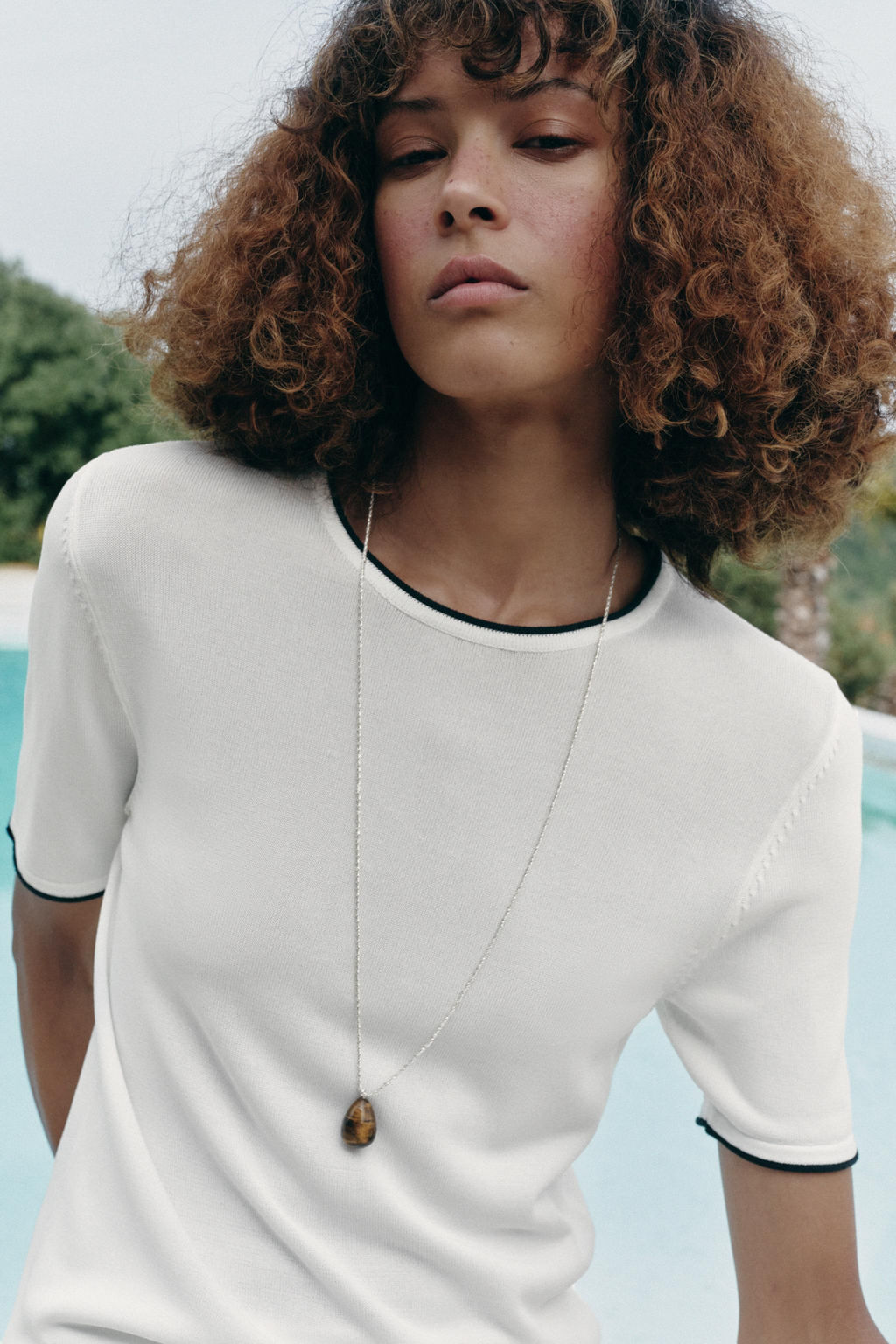 KNIT TOP WITH CONTRAST TRIMS - Zara фото 17