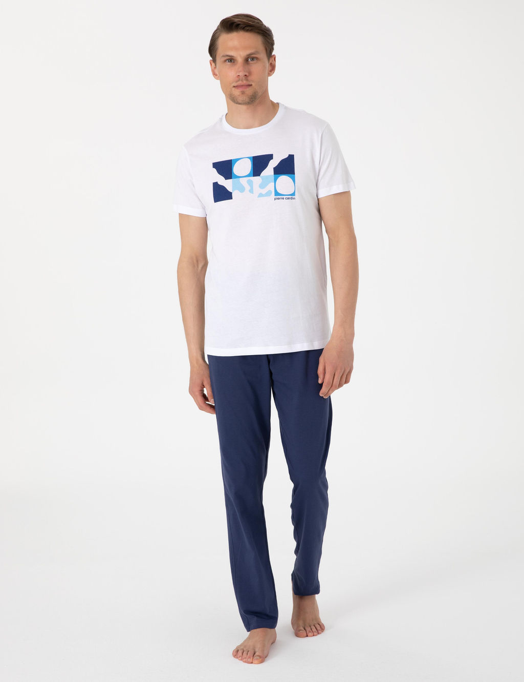 Beyaz K_sakol Pijama Tak_m_ - Pierre cardin фото 4