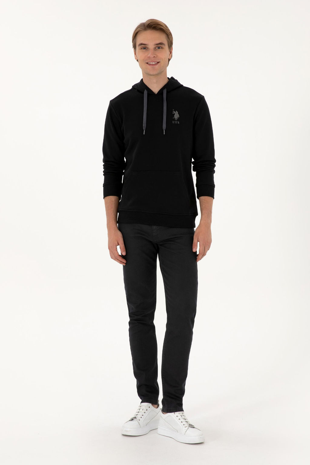 Erkek Siyah Basic Sweatshirt Sepette S_rpriz _ndirim - U.s. polo assn фото 11