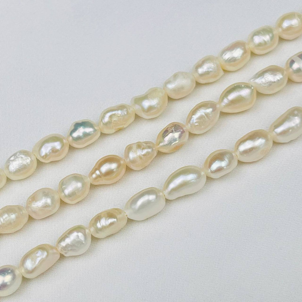Бусины для украшений из белого Жемчуга 34 см