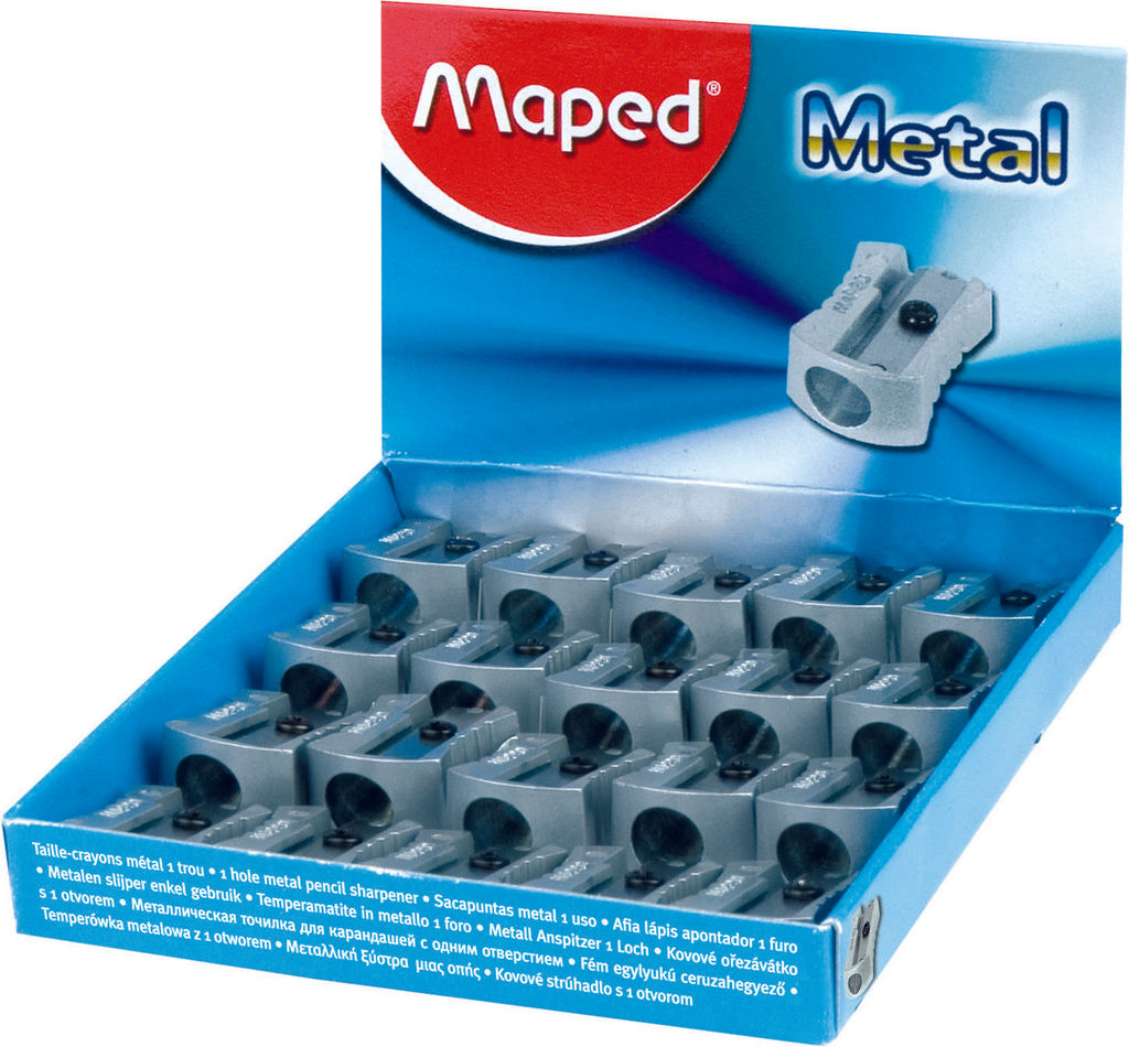 Точилка MAPED METAL, корпус металл, 1 отверстие