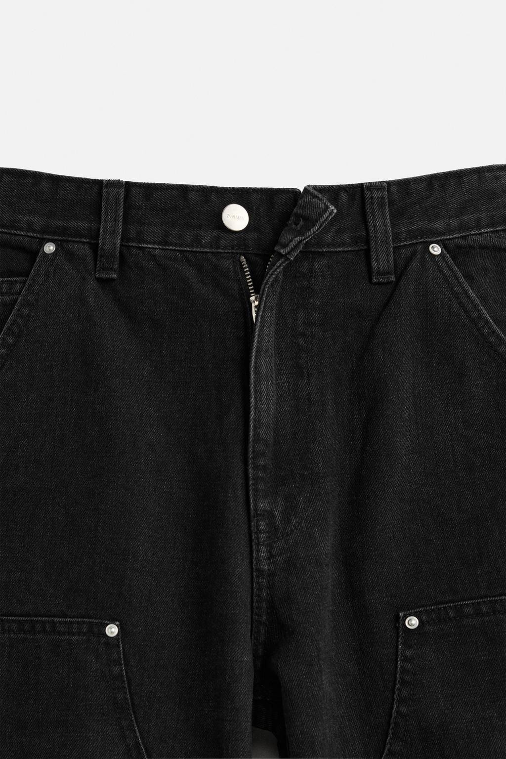 CARPENTER STRAIGHT-LEG JEANS - Zara фото 19