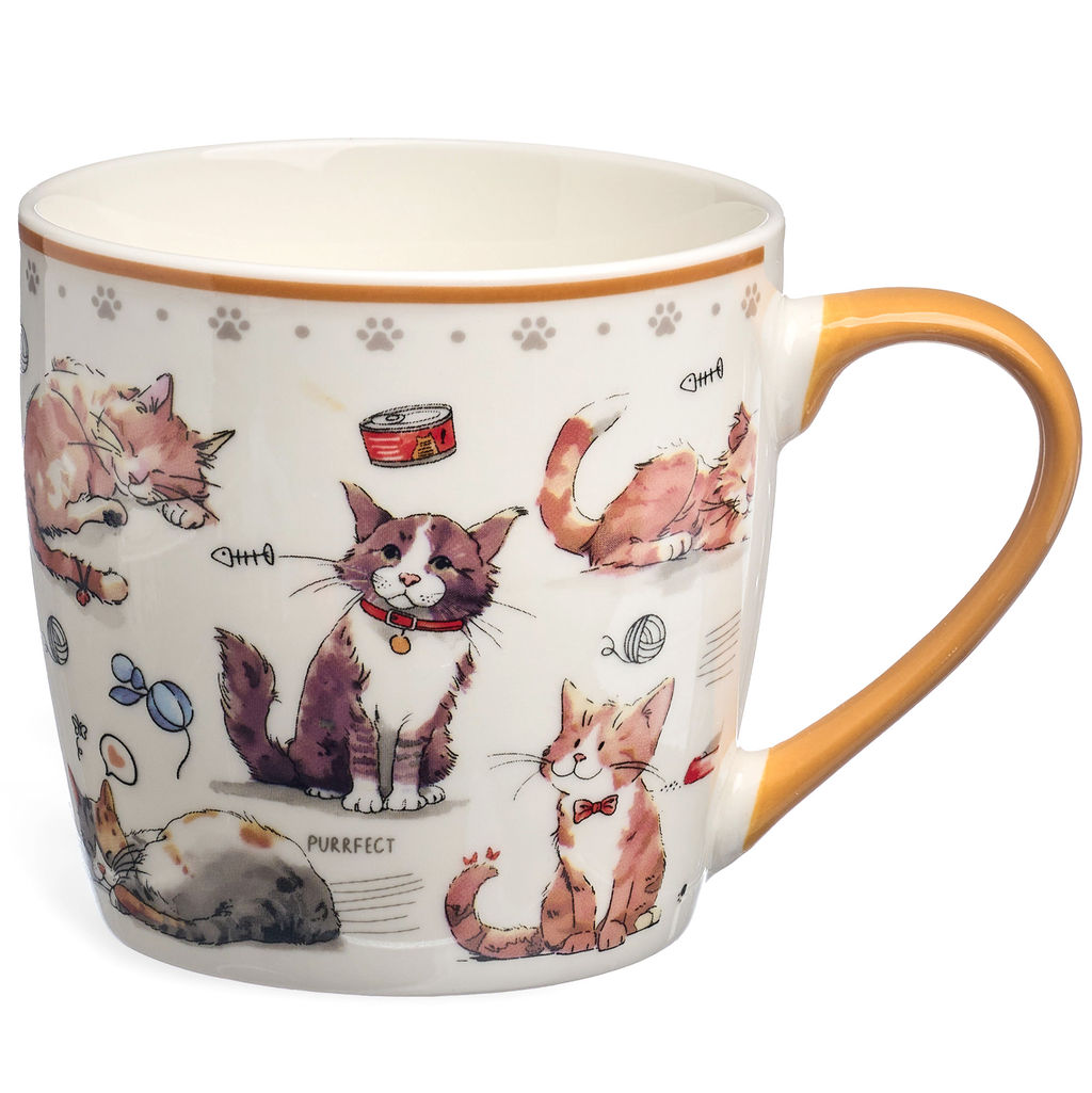 НАБОР ДЛЯ ЗАВТРАКА LEFARD CATS, 2 ПР.: САЛАТНИК 500МЛ, КРУЖКА 345МЛ  фото 3