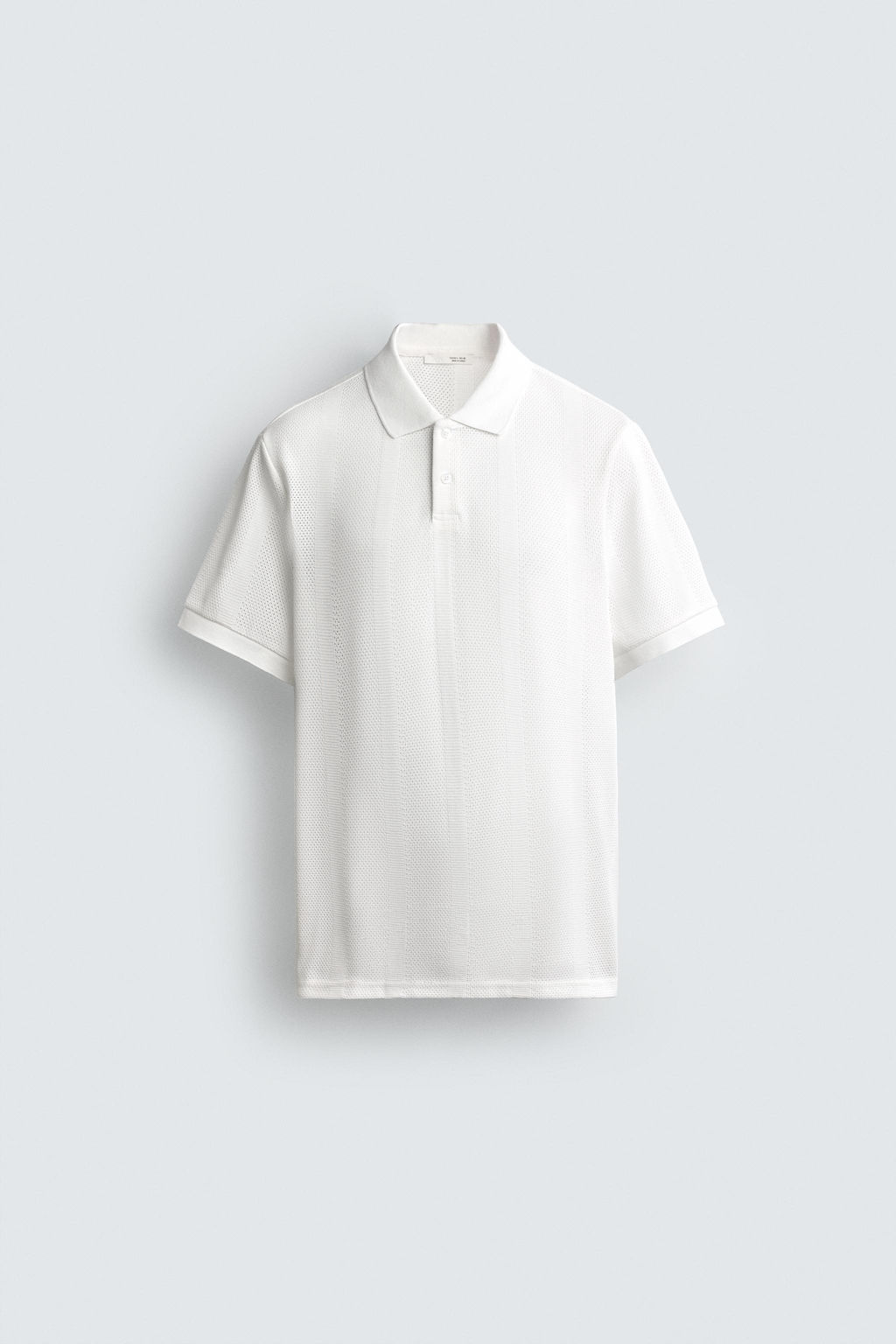 POLO REGULAR FIT JACQUARD RAYAS / Tostado - Zara фото 7