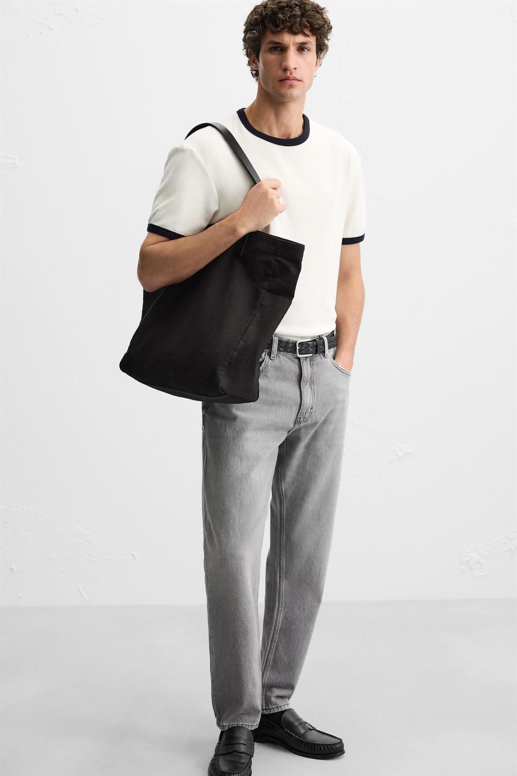 SLIM FIT TAPERED JEANS - Zara фото 14
