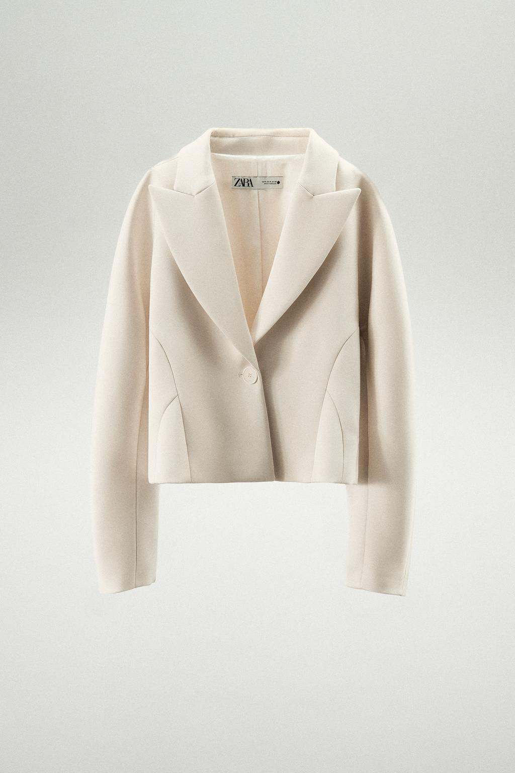 SATIN BLAZER ZW COLLECTION - Zara фото 10