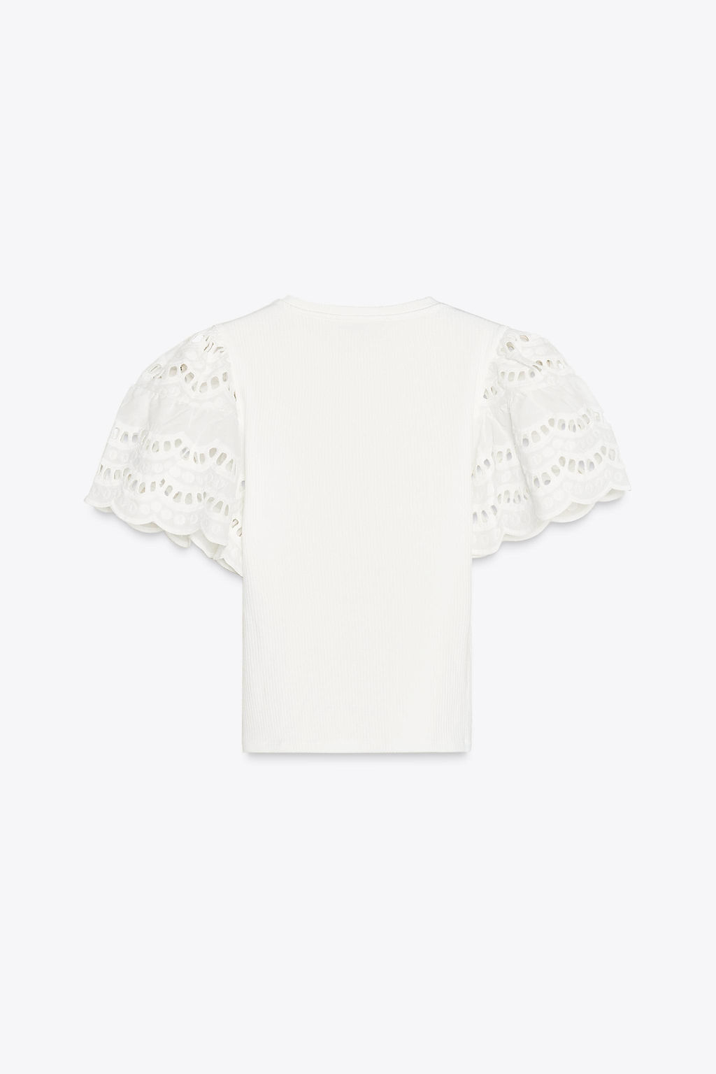 TANK TOP WITH SLEEVE EMBROIDERY - Zara фото 23