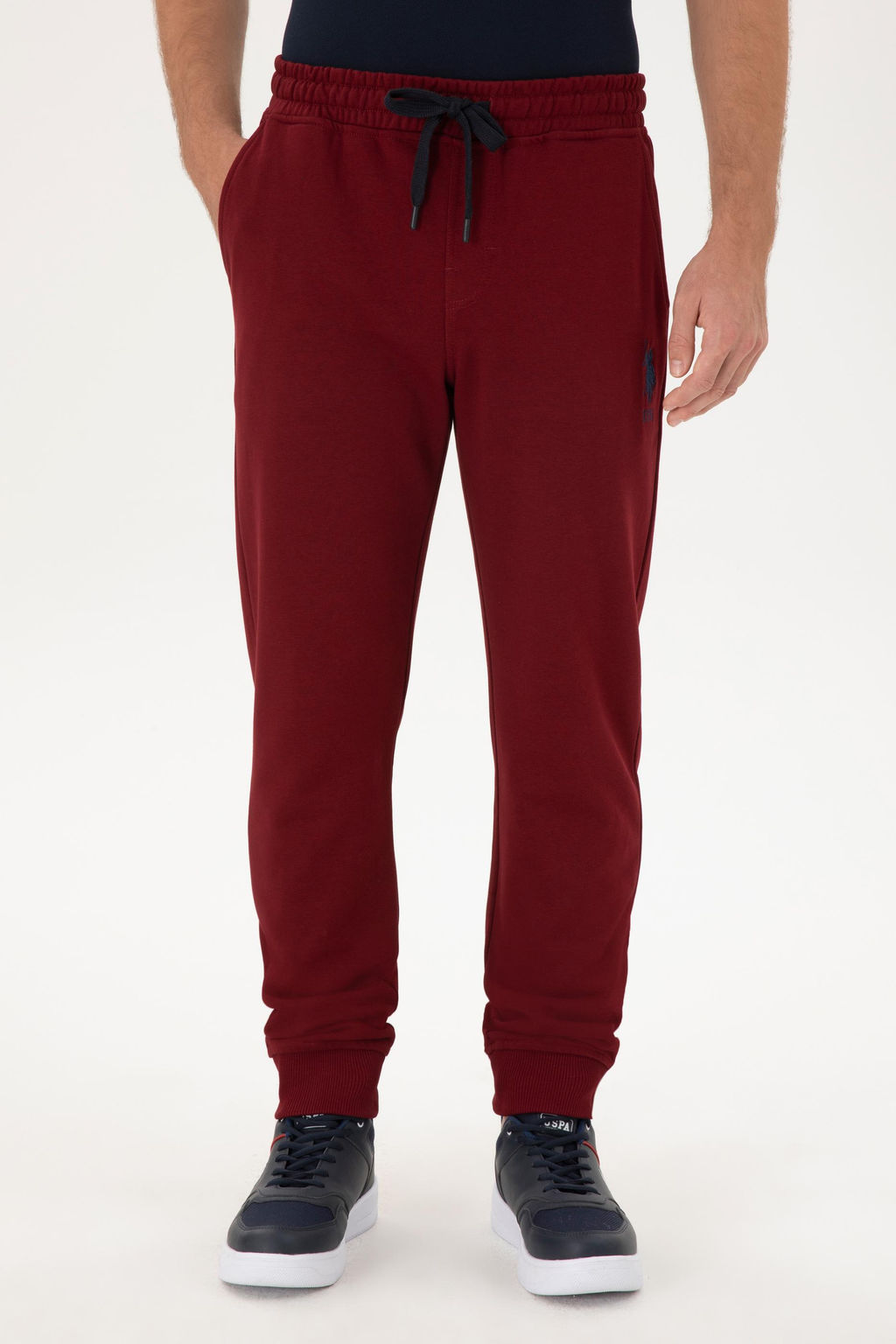Мужские бордовые спортивные штаны - U.s. polo assn фото 2