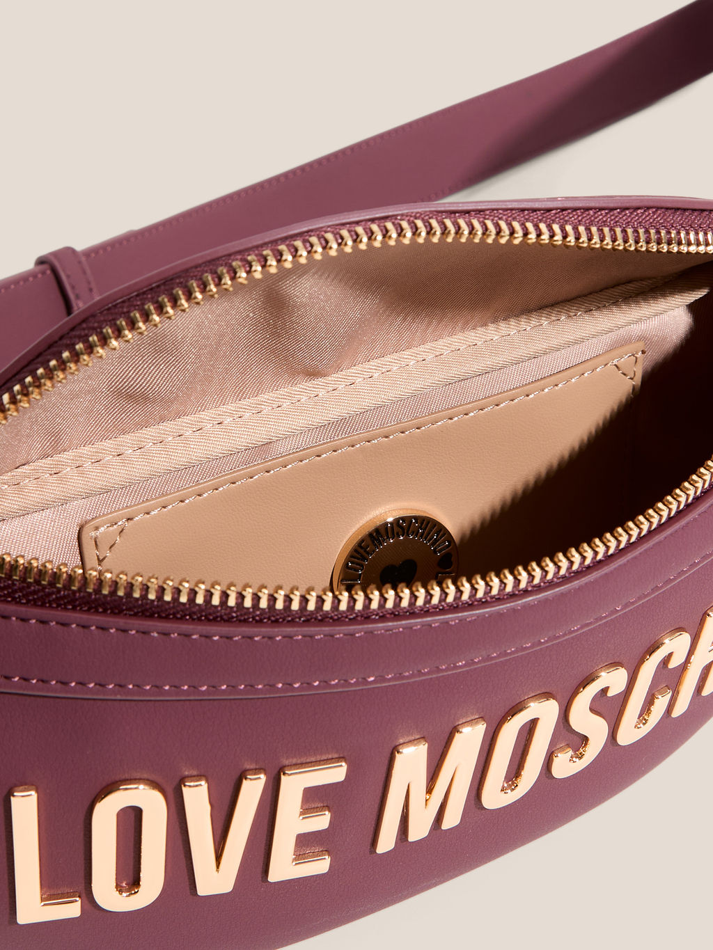 Женская поясная сумка LOVE MOSCHINO BOLD LOVE Артикул 4561349, винный  фото 4