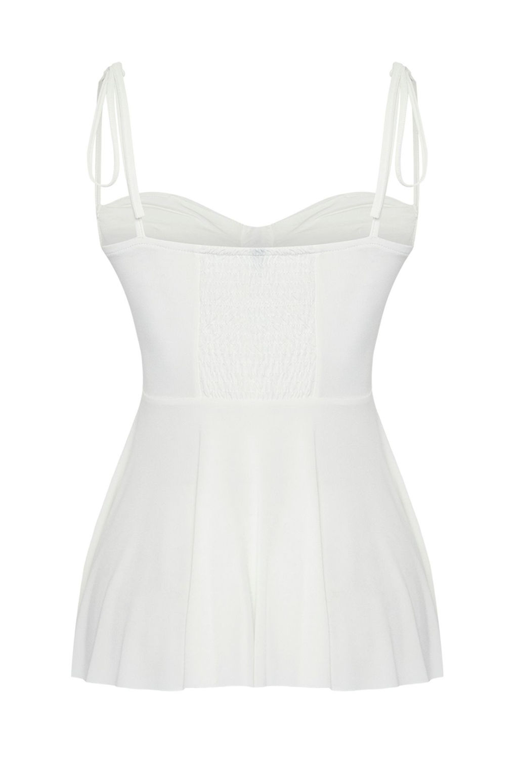 Trendyolmilla Beyaz Gogus Detayl? Orme Bluz TPRSS25BZ00006  фото 7