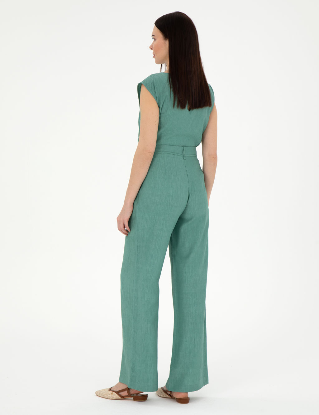 Ye_il Loose Fit Pantolon