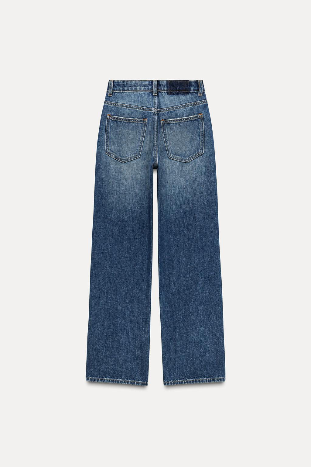 Z1975 REGULAR FIT HIGH-WAIST LONG LENGTH JEANS - Zara фото 9