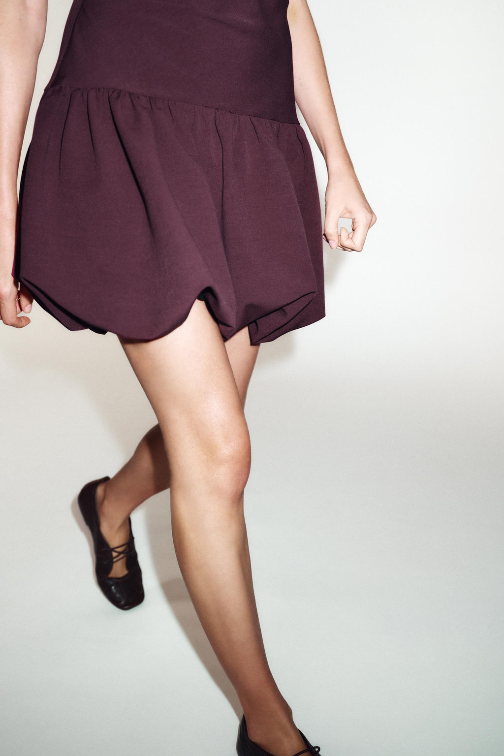 SHORT BALLOON DRESS - Zara фото 11