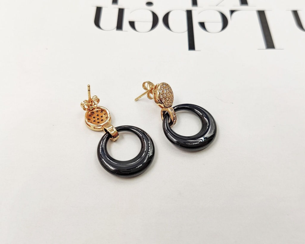 Серьги с керамикой