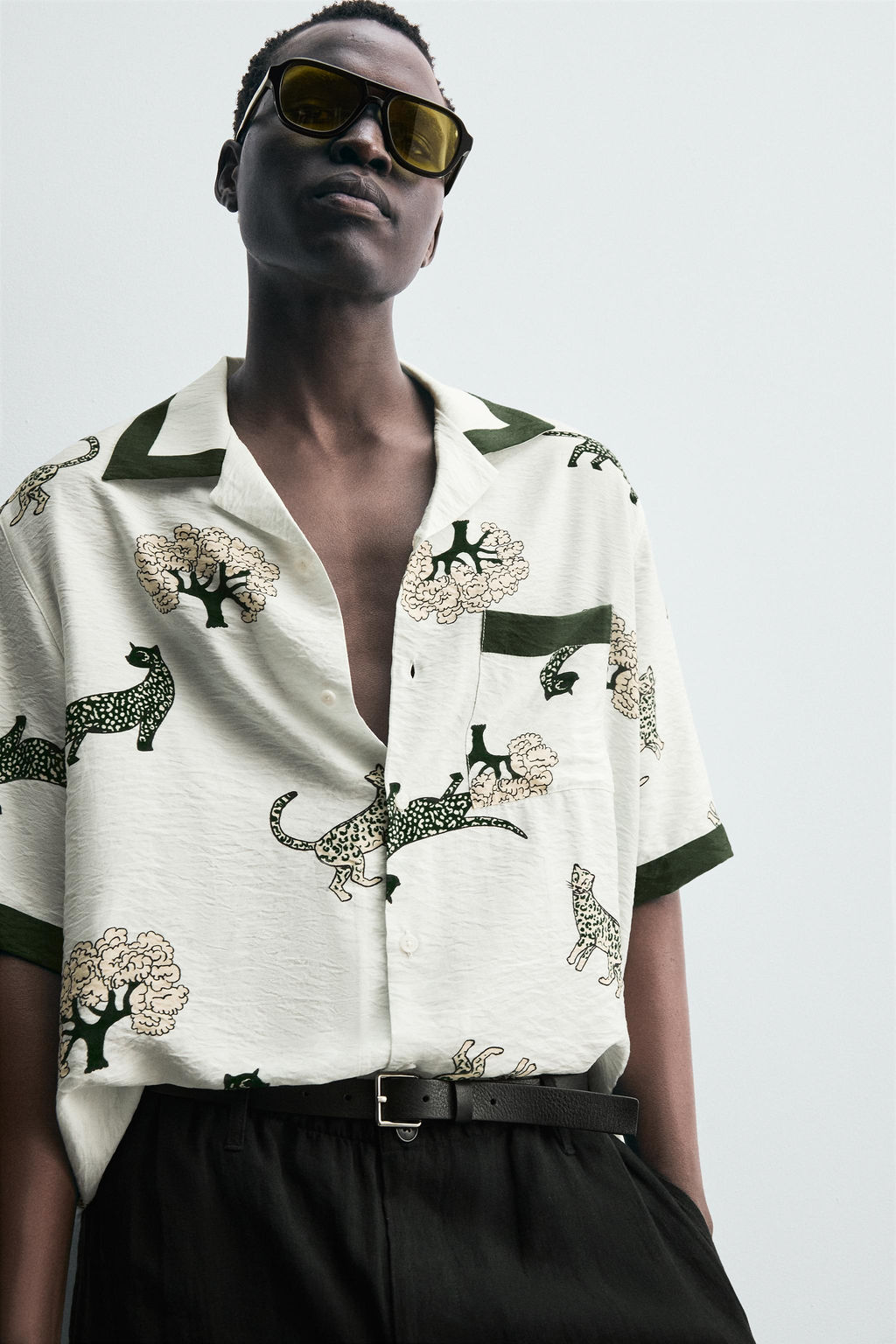 ANIMAL PRINT SHIRT - Zara фото 5