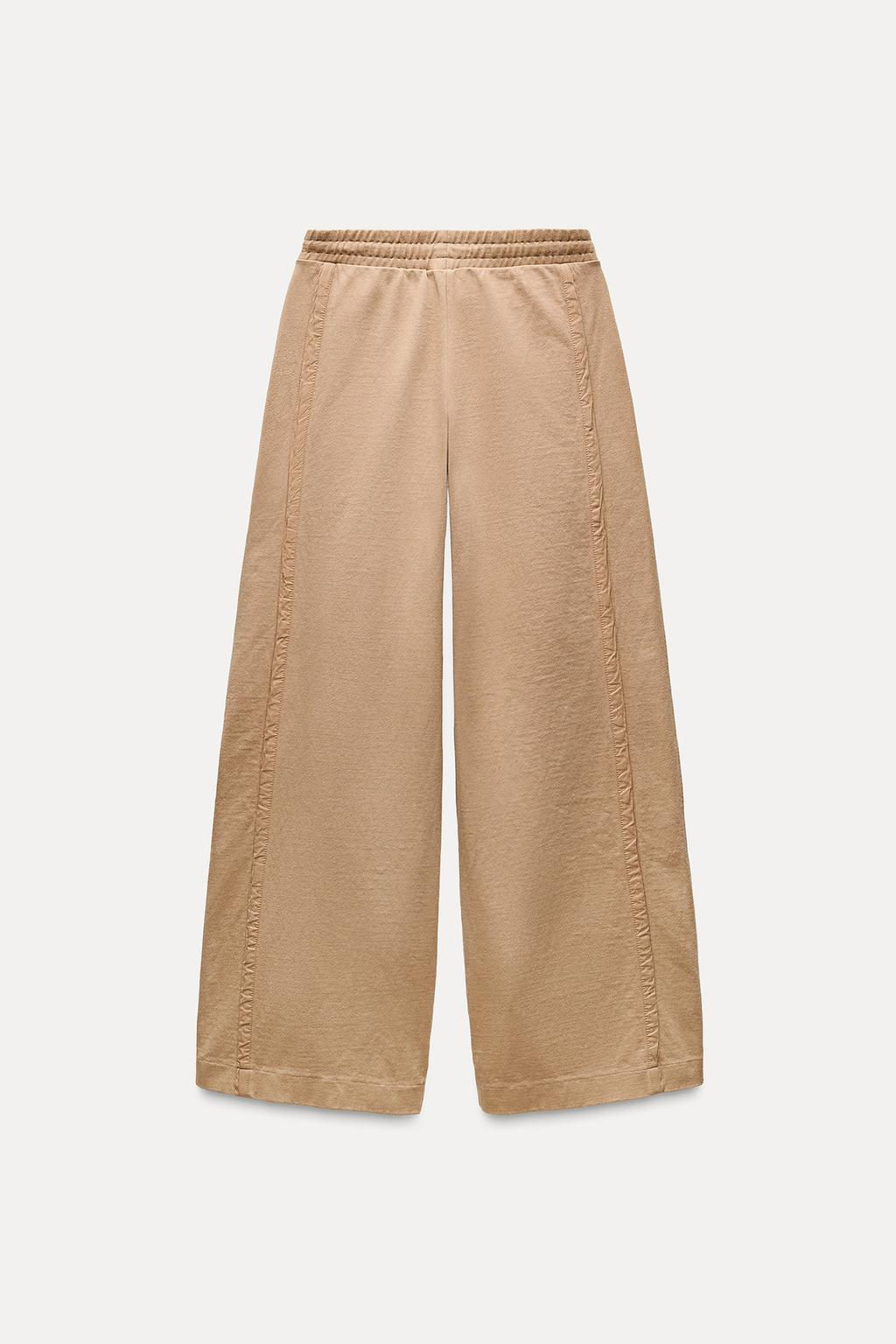 FADED PLUSH TROUSERS - Zara фото 8