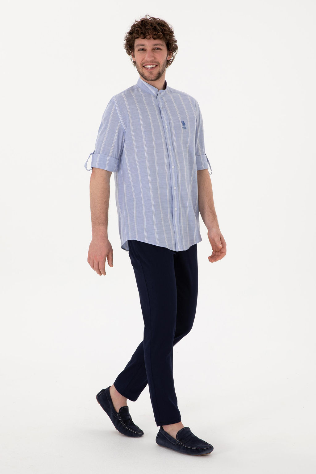 Erkek Lacivert Kanvas Pantolon Sepette S_rpriz _ndirim - U.s. polo assn фото 3