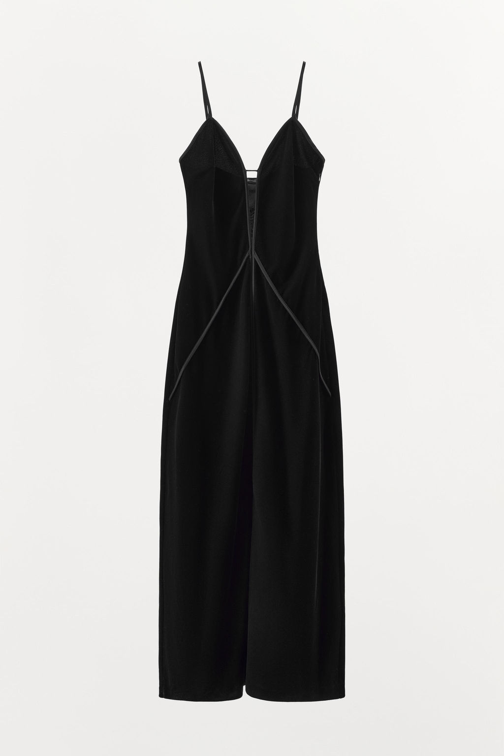 VELVET STRAPPY DRESS - Zara фото 14