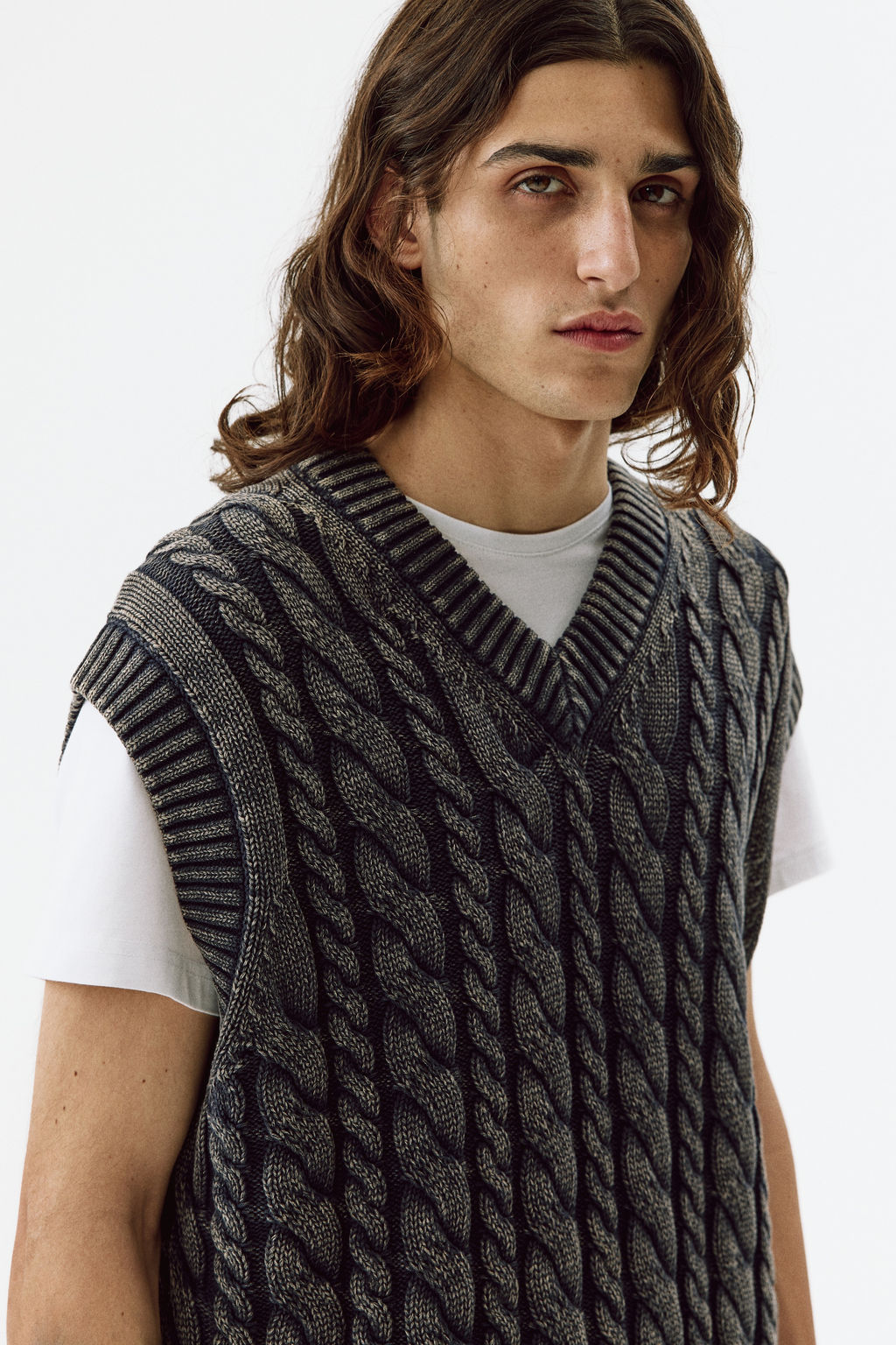 Su?ter sin mangas de algod?n Relaxed Fit - H&m фото 8