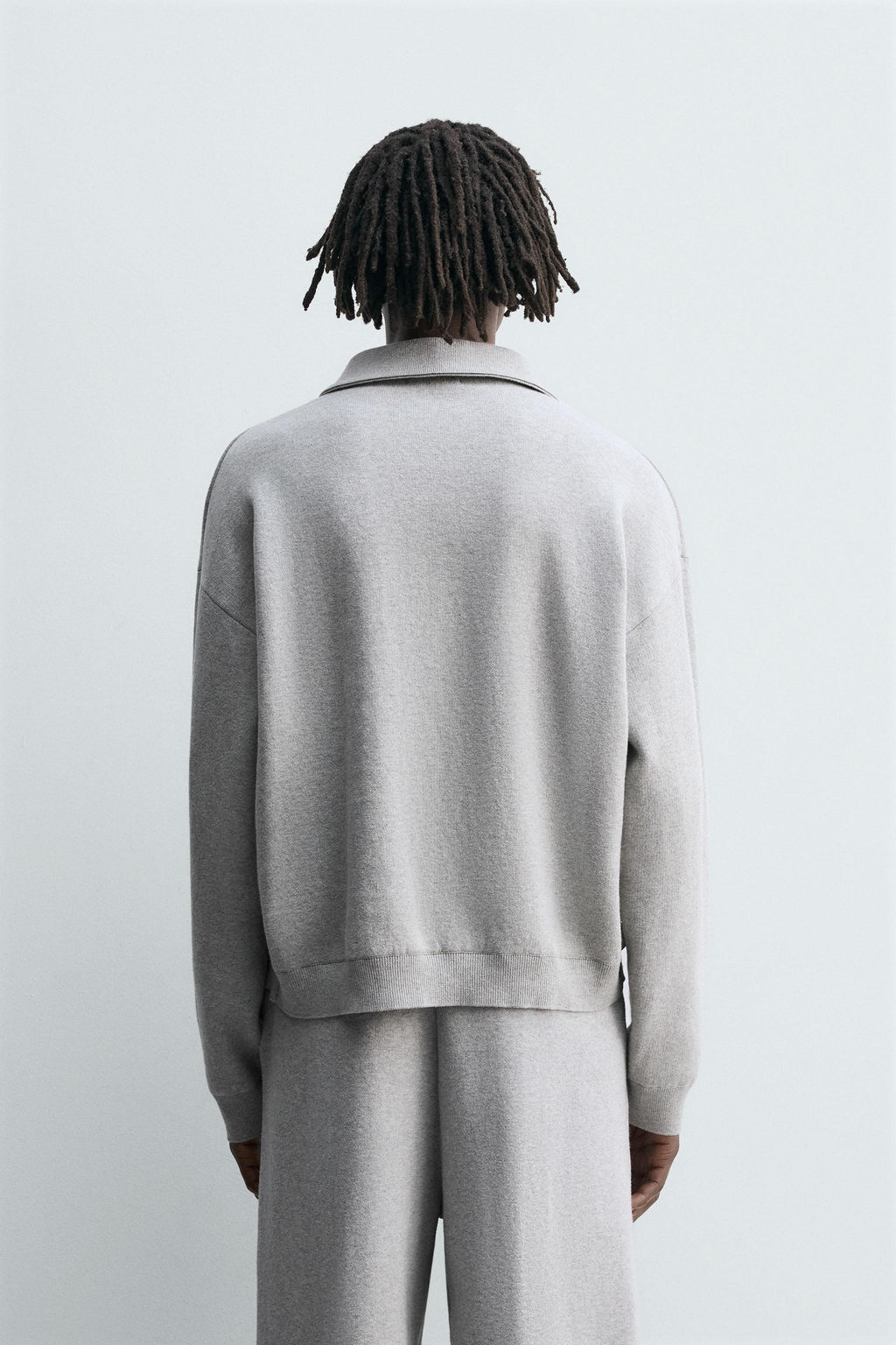 KNIT QUARTER-ZIP POLO SHIRT - Zara фото 3