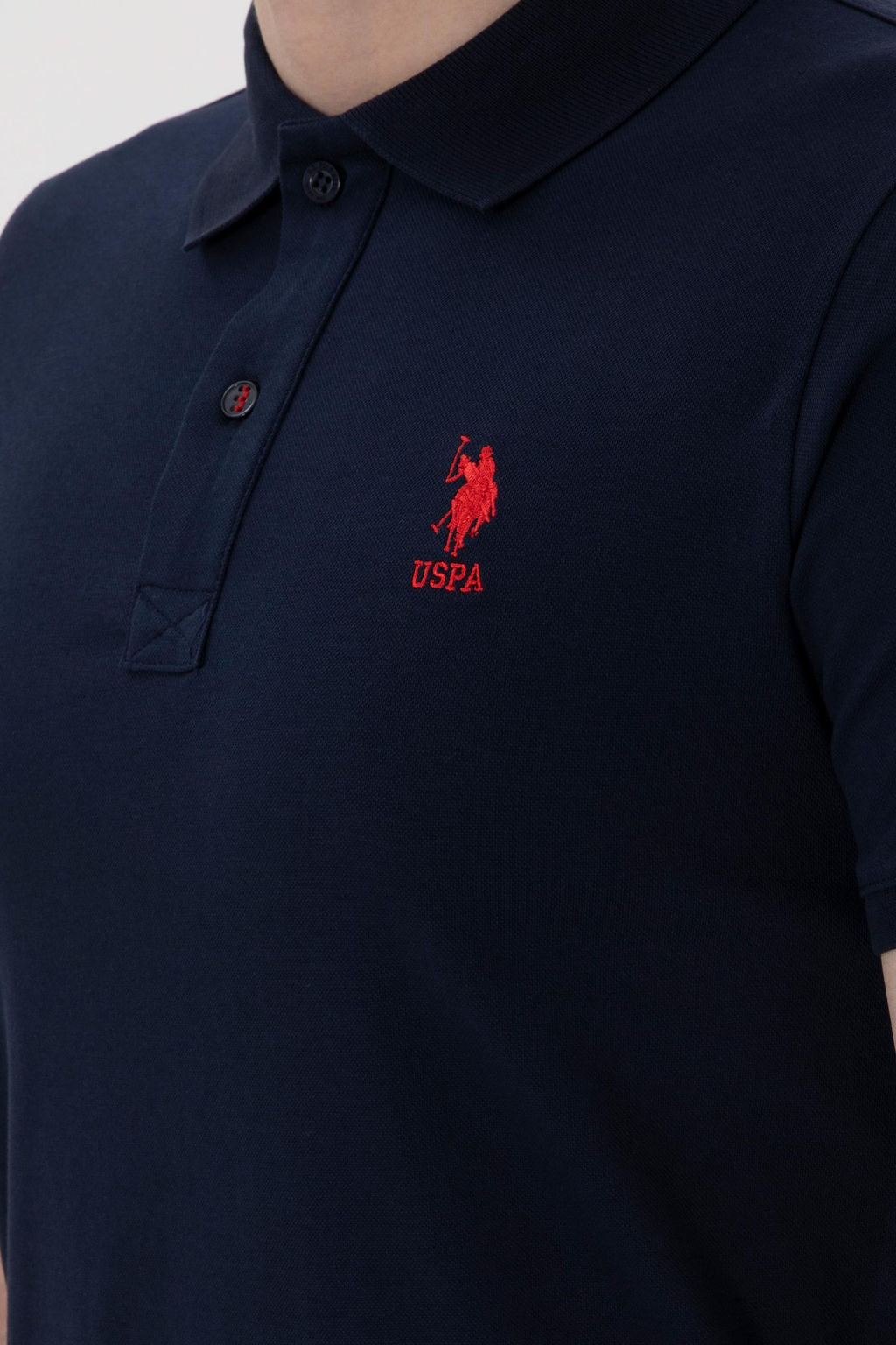 Erkek Slim Fit Polo Yaka Lacivert Basic Ti__rt Sepette S_rpriz _ndirim - U.s. polo assn фото 7
