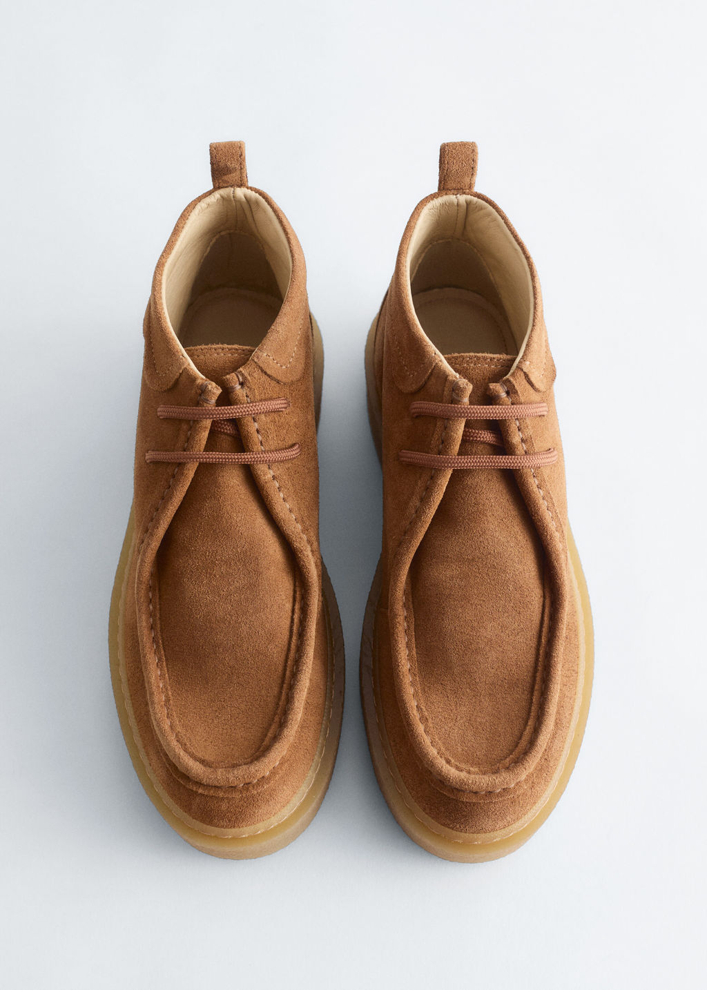 Botas tipo desert con plataforma