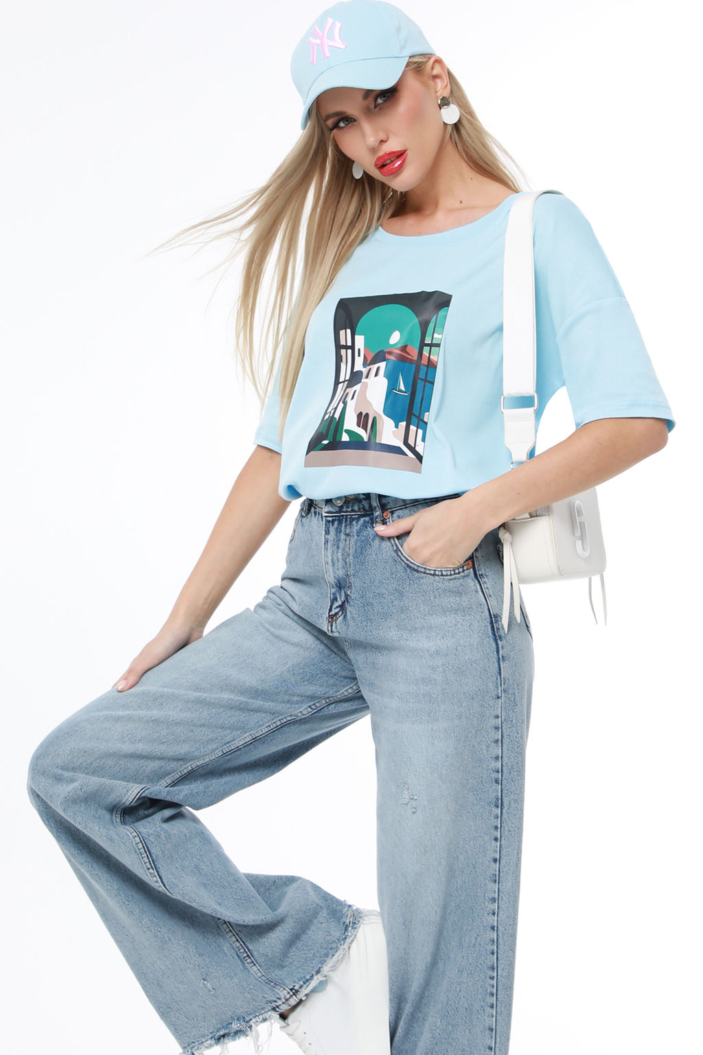 Футболка Нереально крутая, блю - Dstrend фото 11