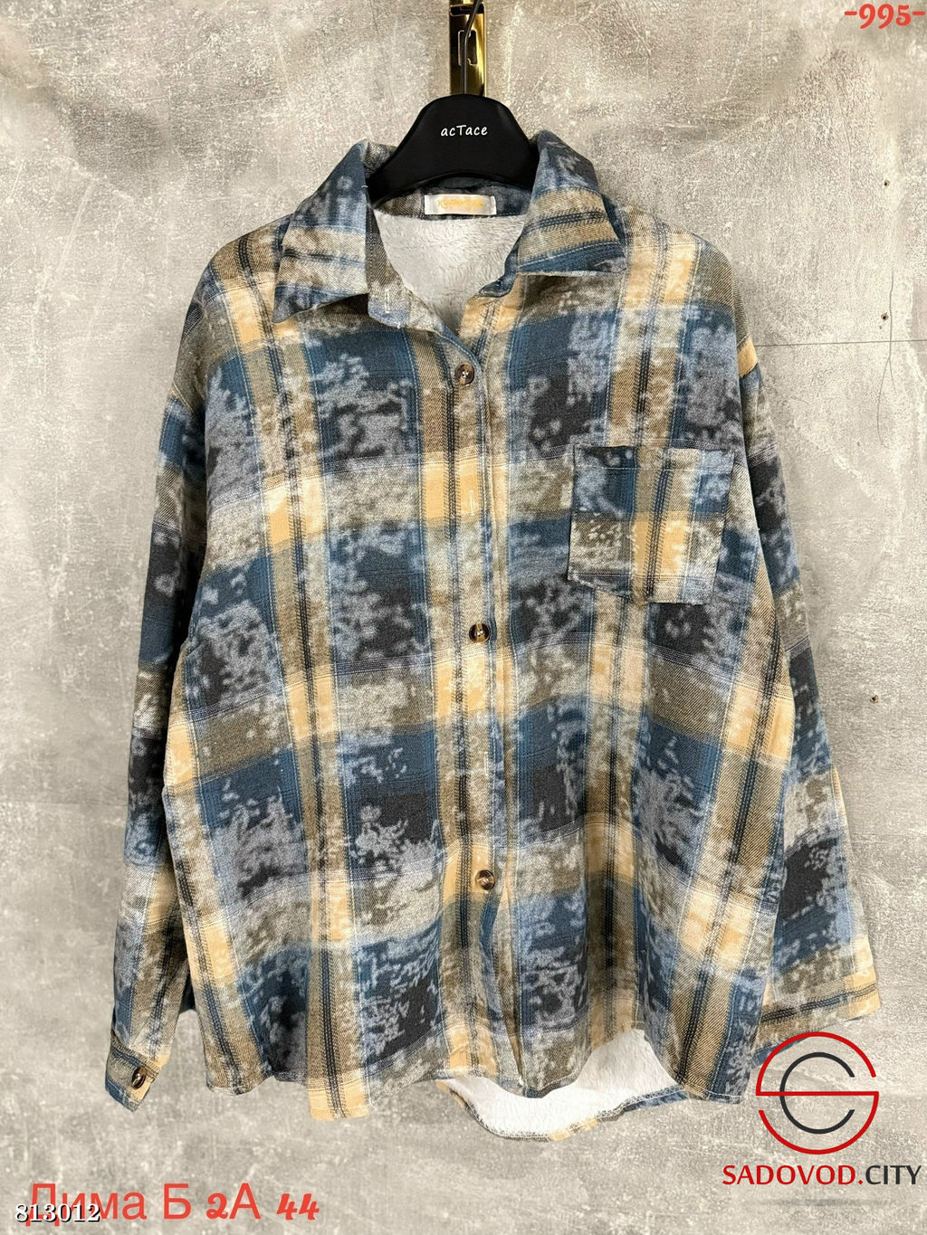 Рубашка женская с мехом внутри - Bruno фото 3