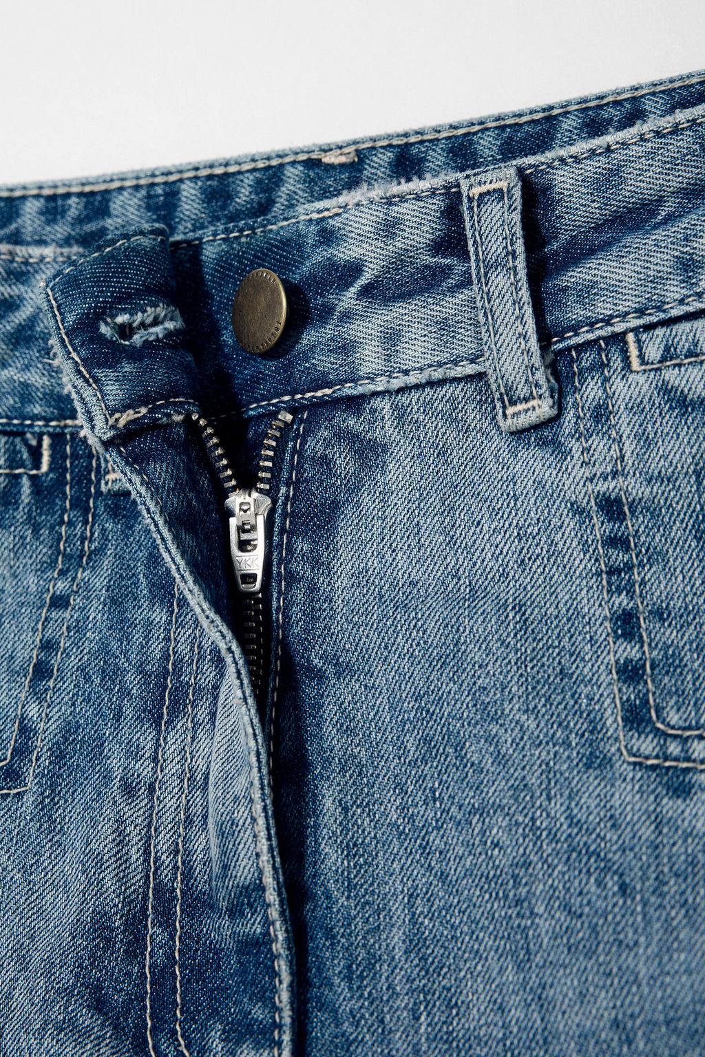 MID-WAIST WIDE-LEG JEANS KATE MOSS X ZARA  фото 8