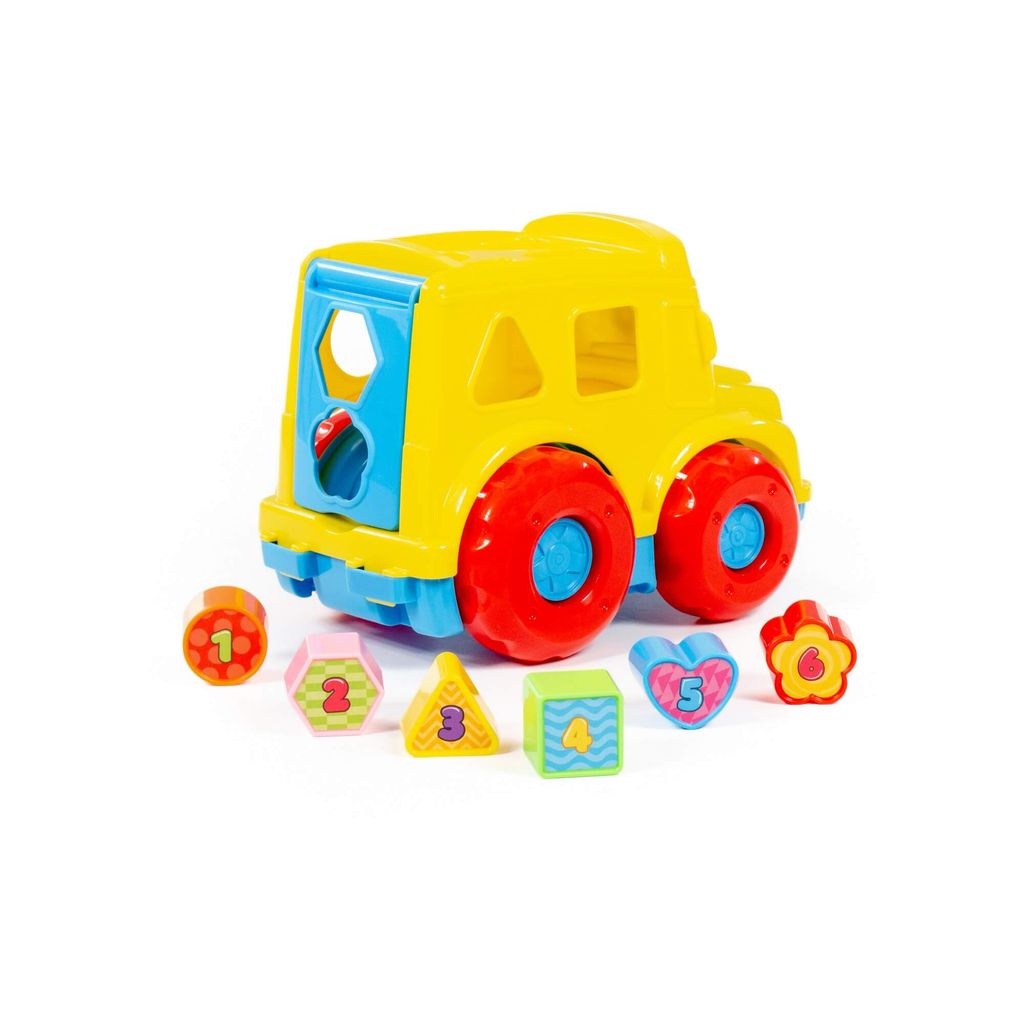 Игрушка развивающая Автобус (в сеточке) - Полесье фото 3