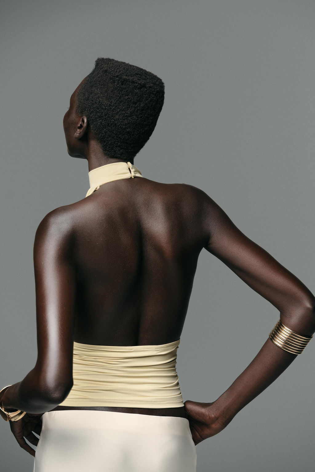 SUN GATHERED POLYAMIDE TOP - Zara фото 6