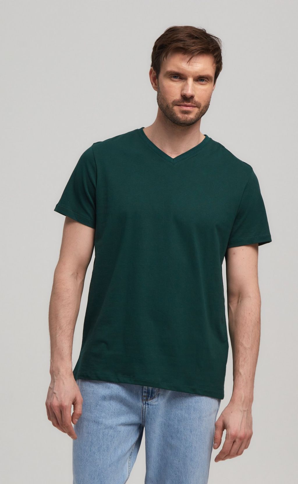 Футболка F111-6000b-V d.green - Fine joyce фото 6
