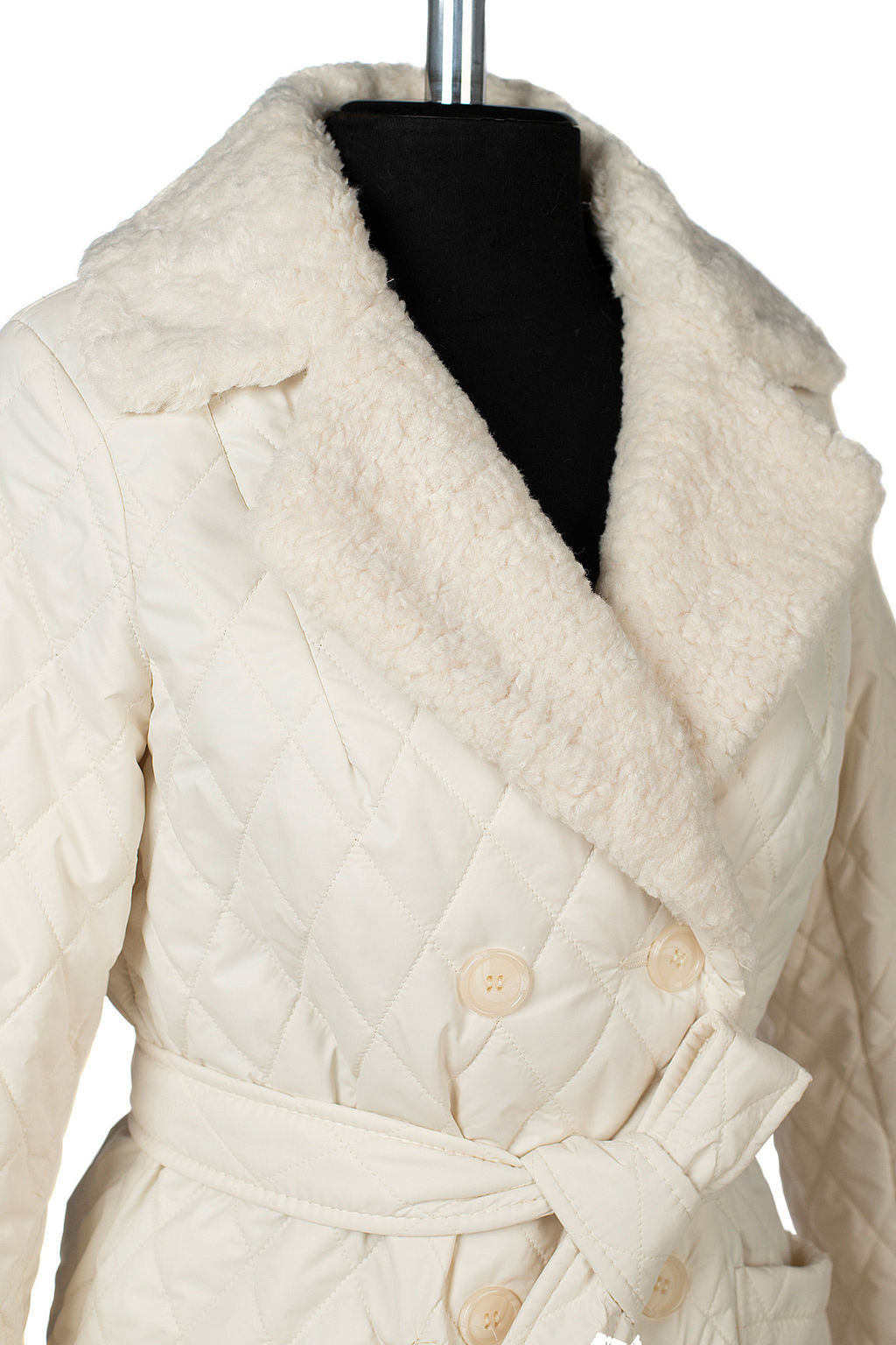 Пальто женское демисезонное (пояс) - El podio фото 11