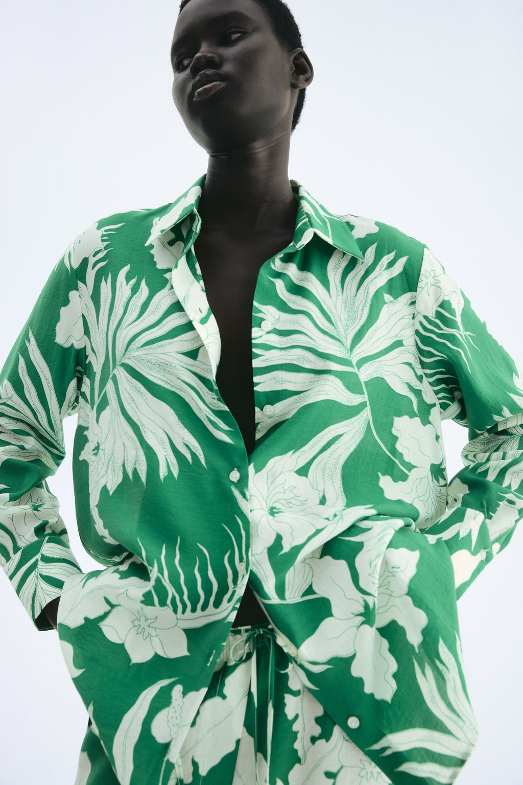 Camisa oversize estampada - H&m фото 2