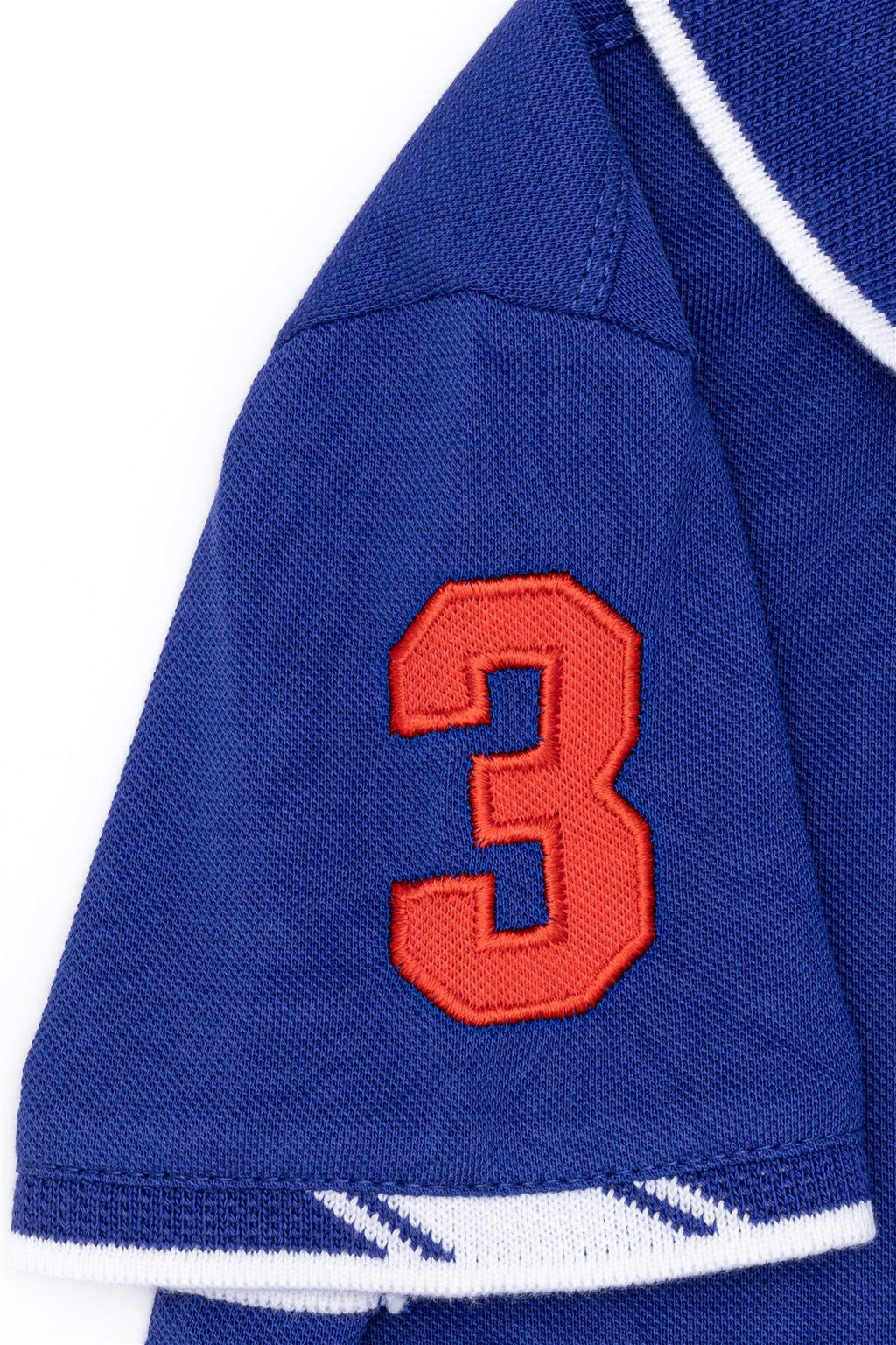 Синяя футболка с воротником-поло для мальчика - U.s. polo assn фото 4