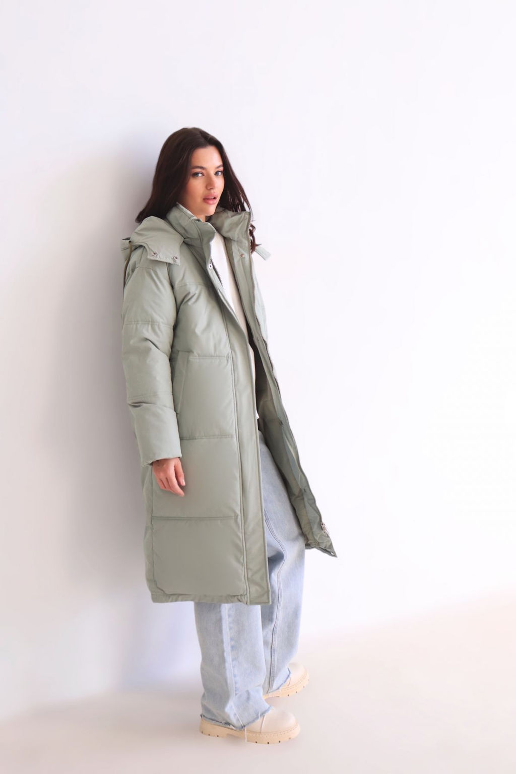 Martichelli Пуховик фисташковый фото 2